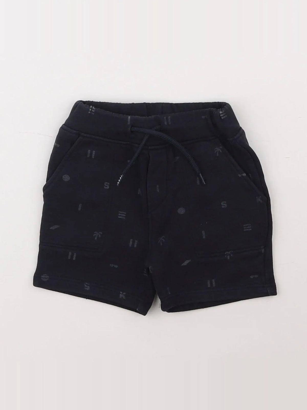IKKS - short bleu - 12 mois