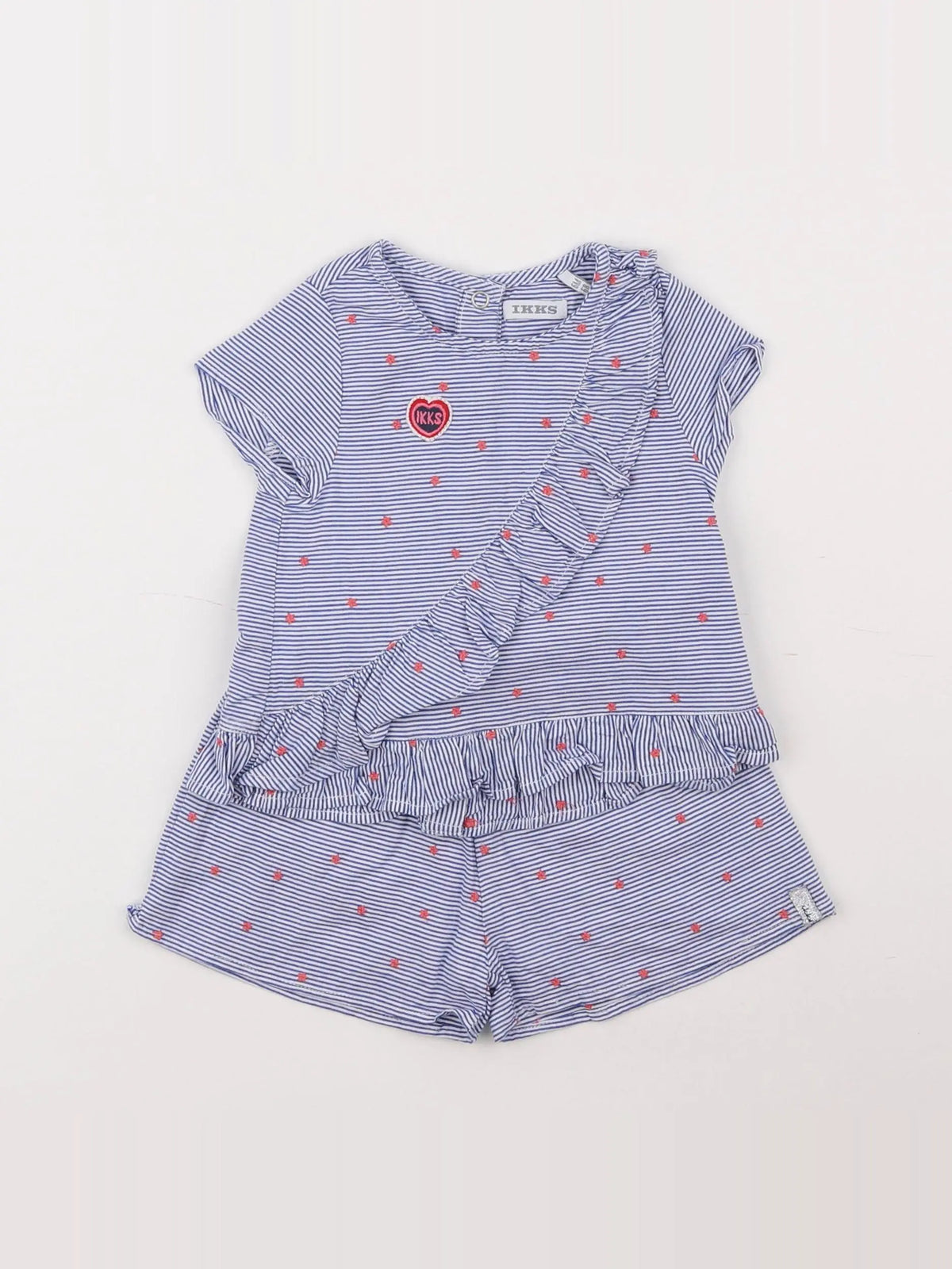 IKKS - ensemble bleu - 6 mois
