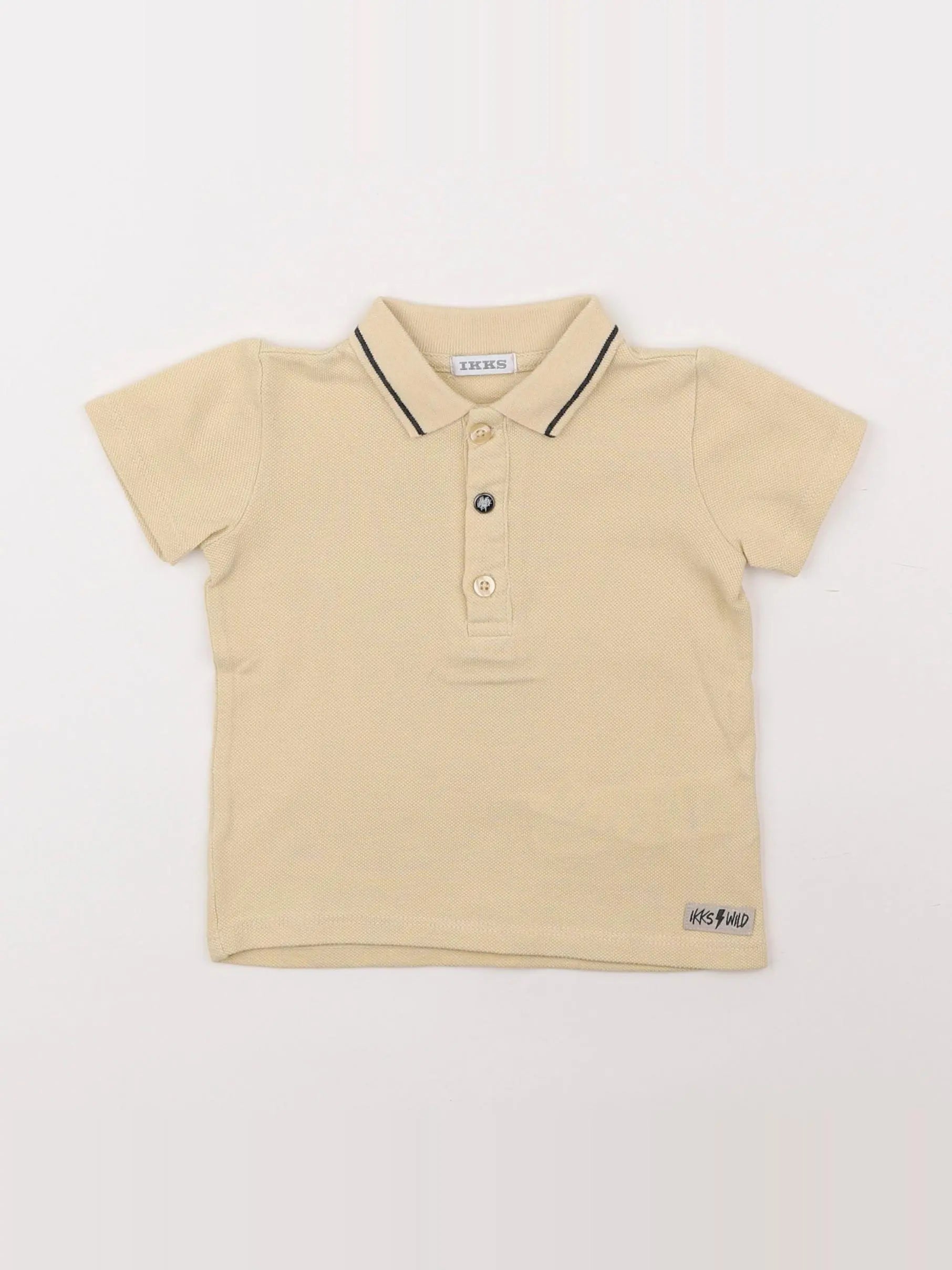 IKKS - polo jaune - 6 mois