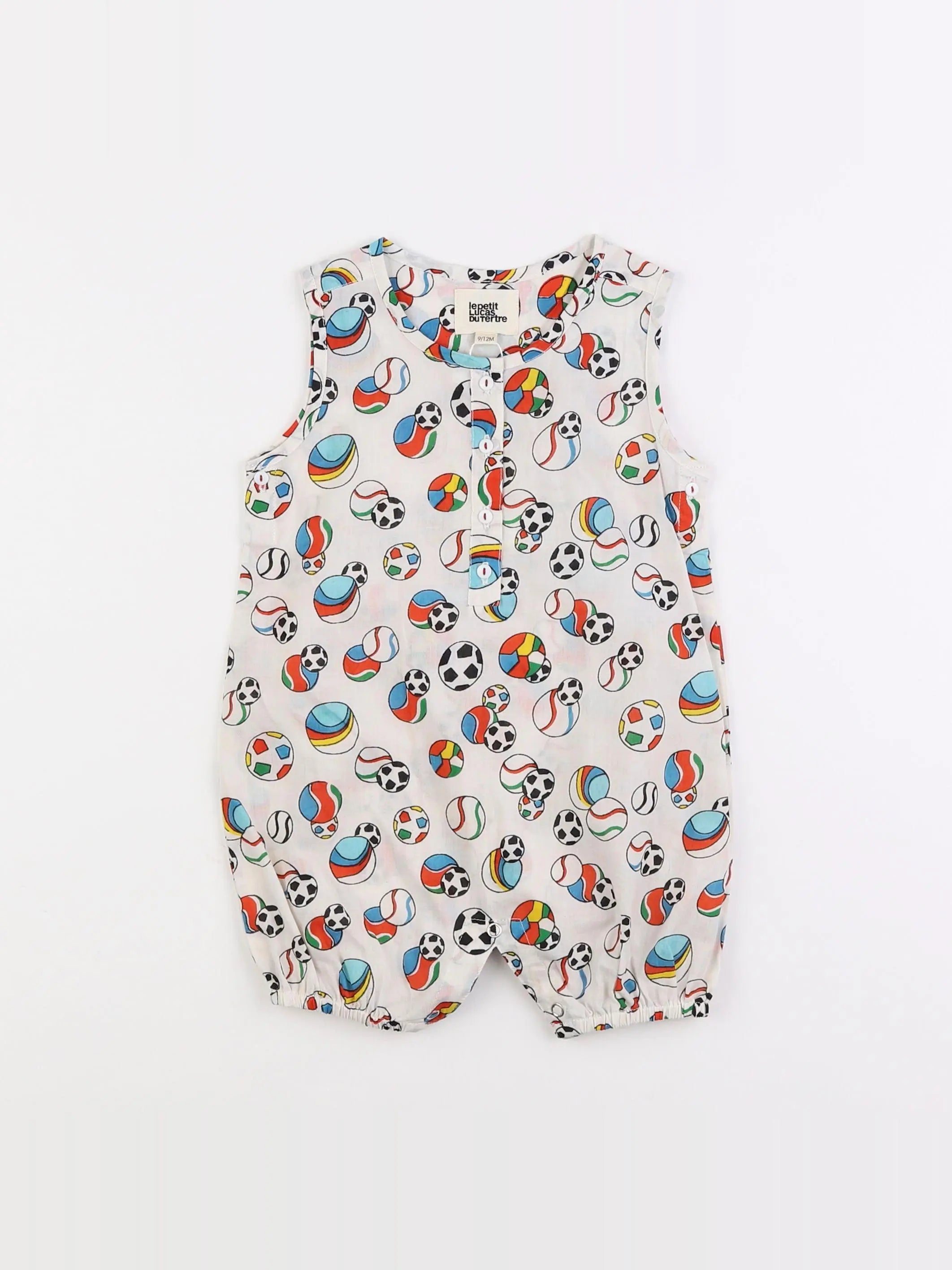 Lucas du Tertre - combinaison blanc - 9/12 mois