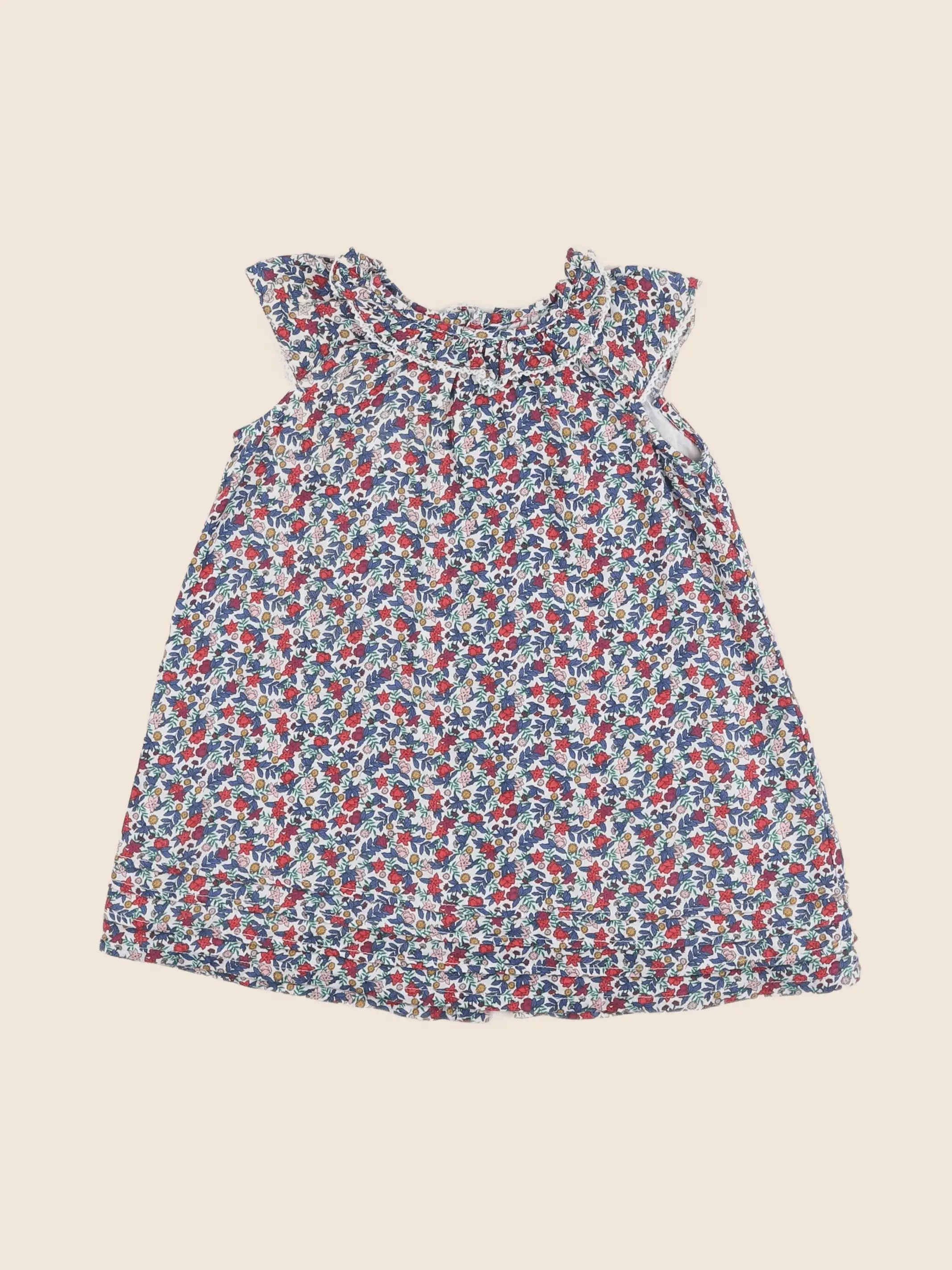 Boutchou - robe bleu - 12 mois