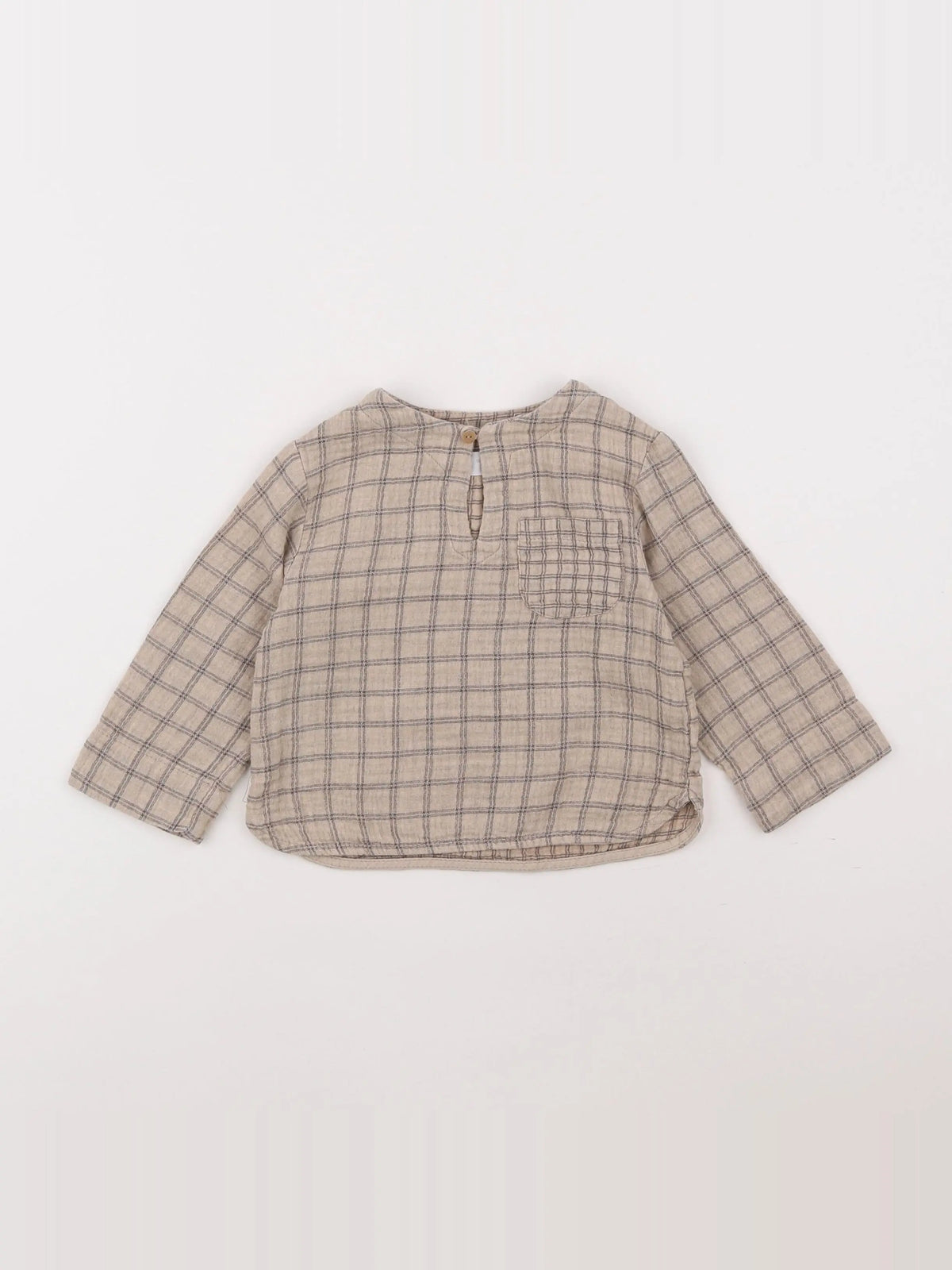 Zara - chemise beige - 9/12 mois