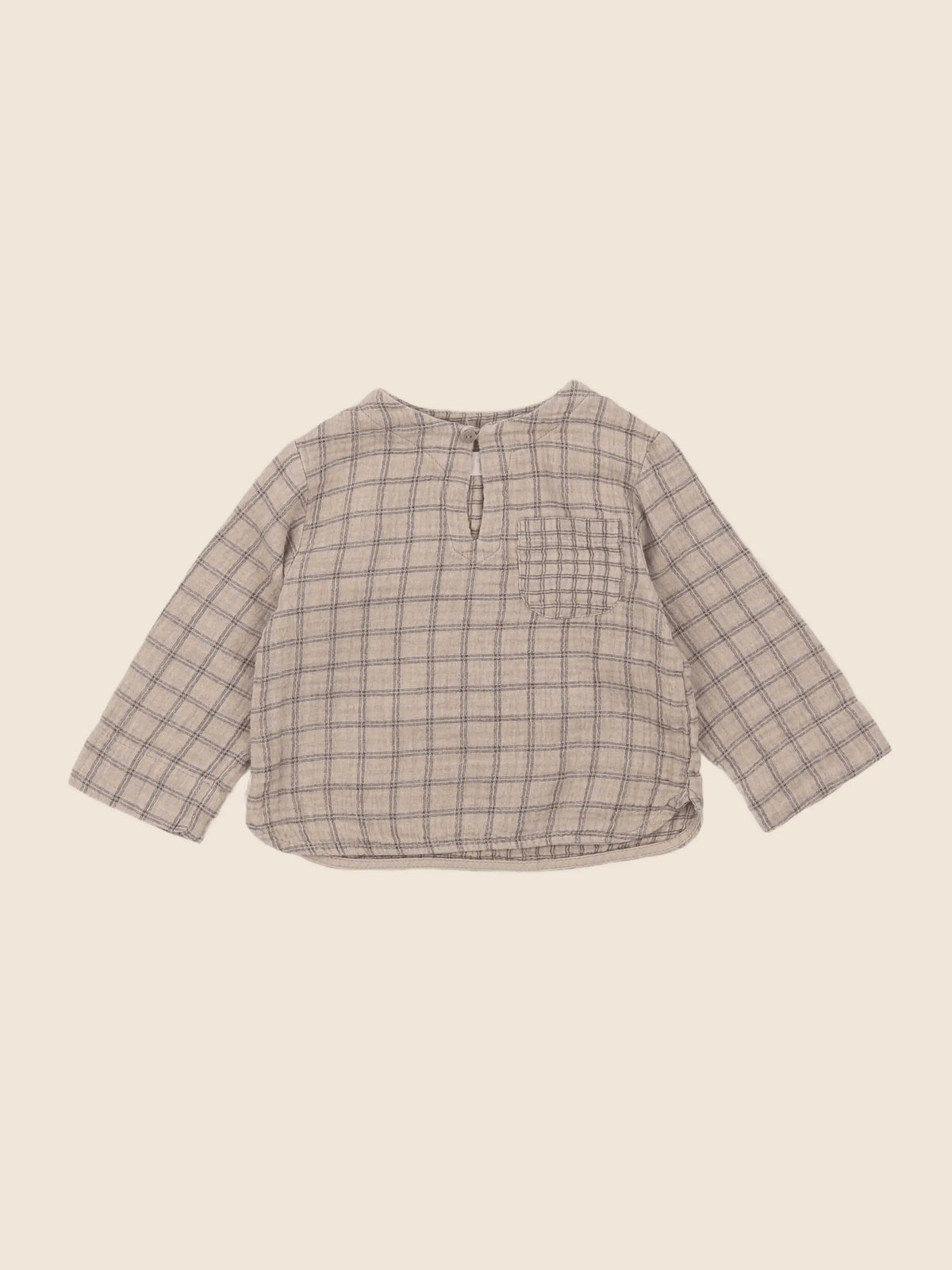 Zara - chemise beige - 9/12 mois