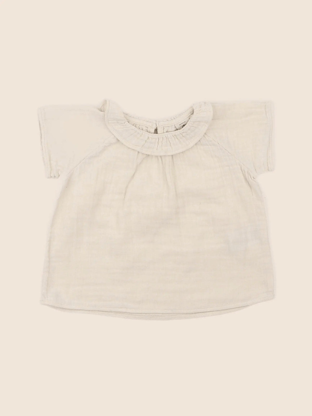 Petit Bateau - blouse beige - 6 mois