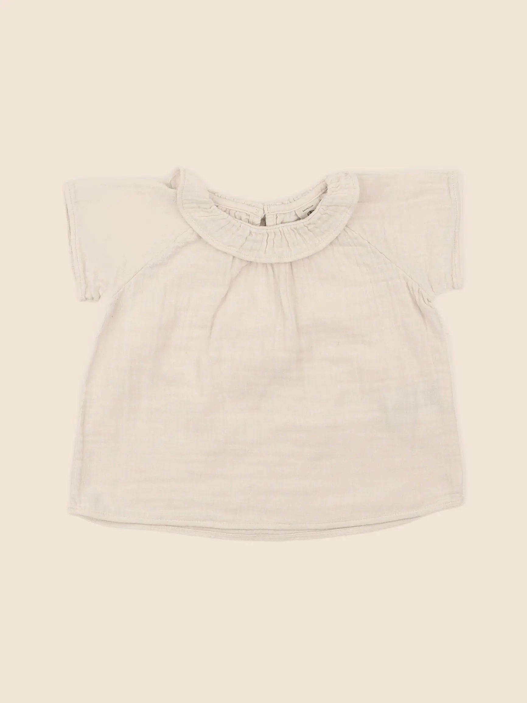 Petit Bateau - blouse beige - 6 mois