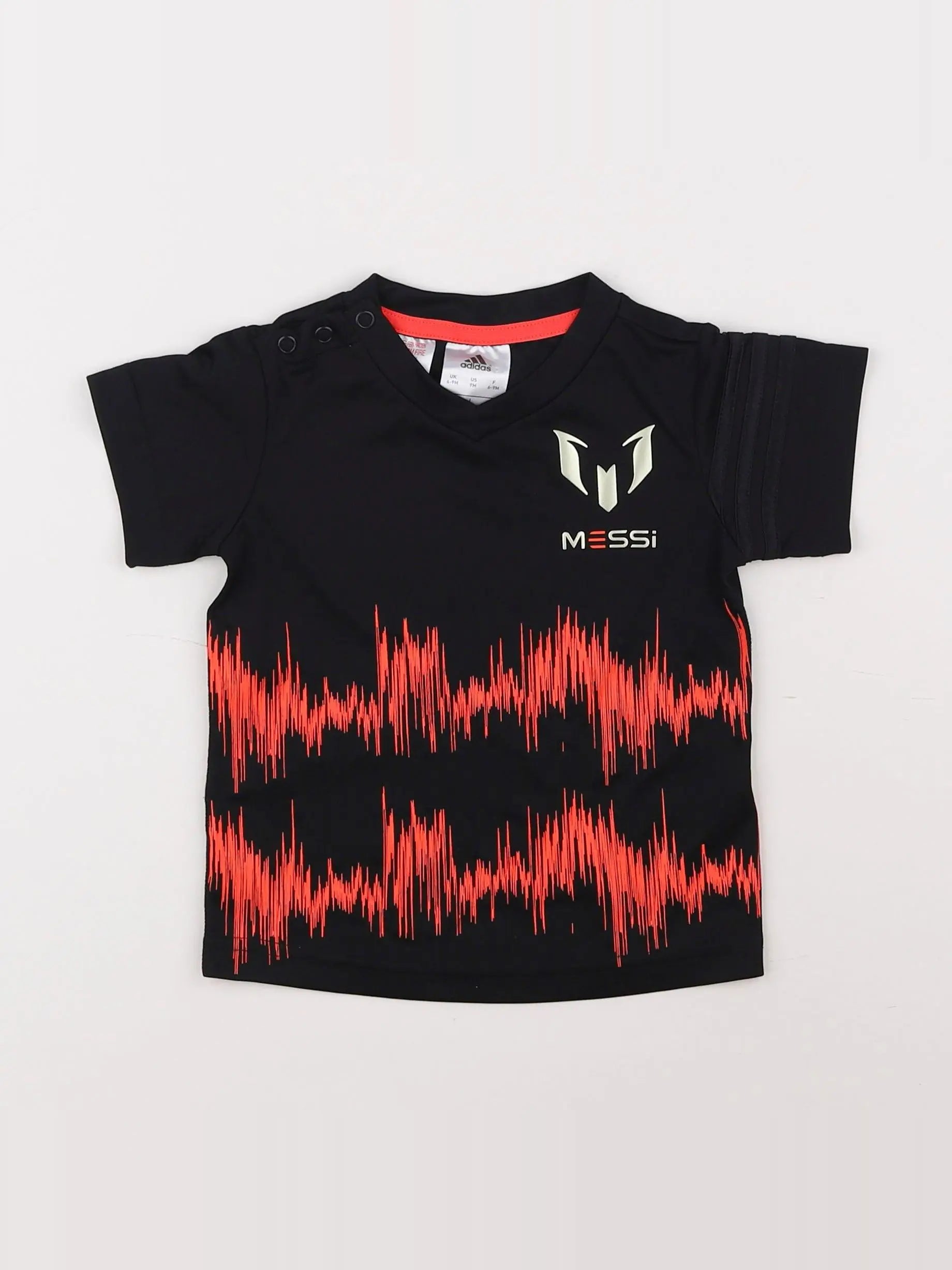 Adidas - tee-shirt noir - 6/9 mois