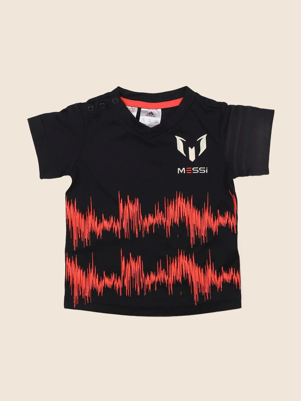 Adidas - tee-shirt noir - 6/9 mois