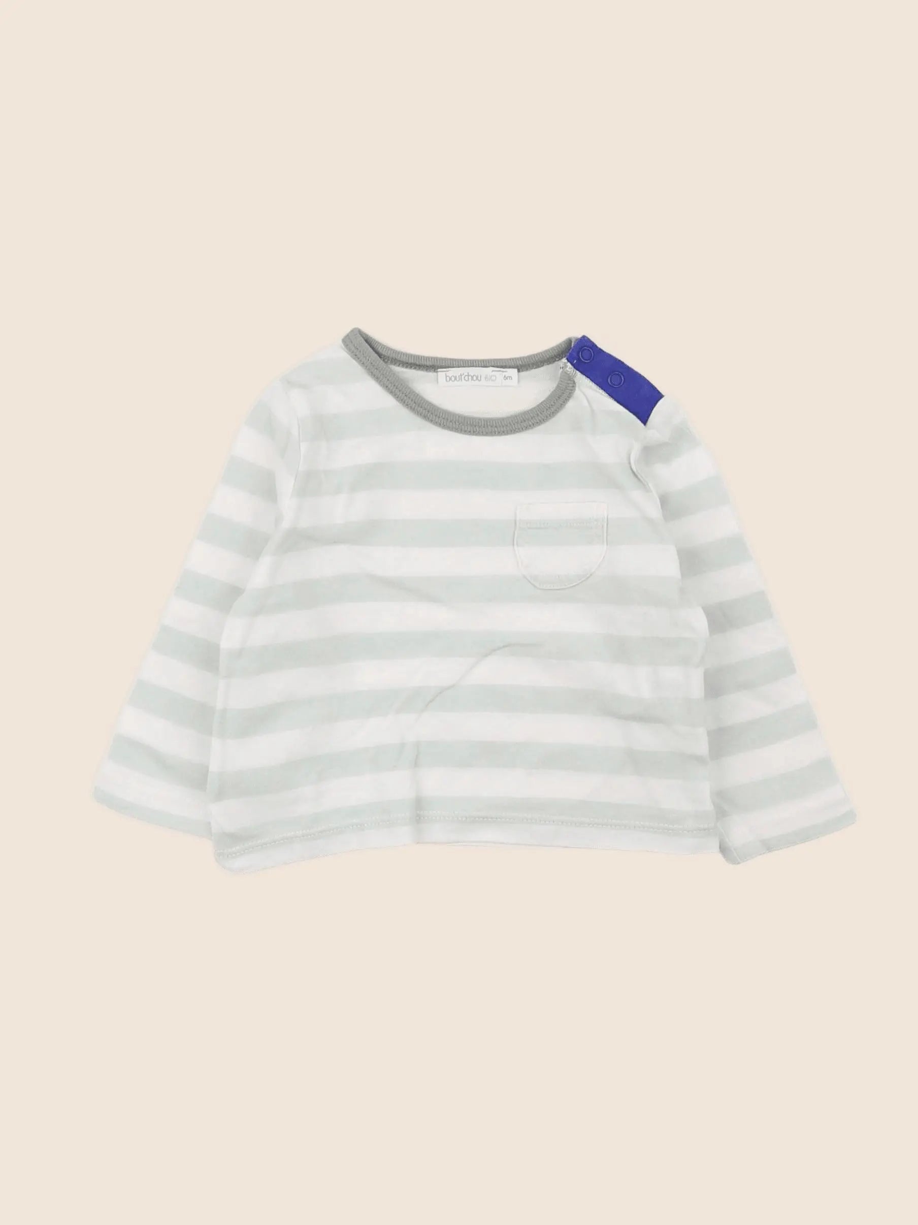 Boutchou - tee-shirt vert - 6 mois