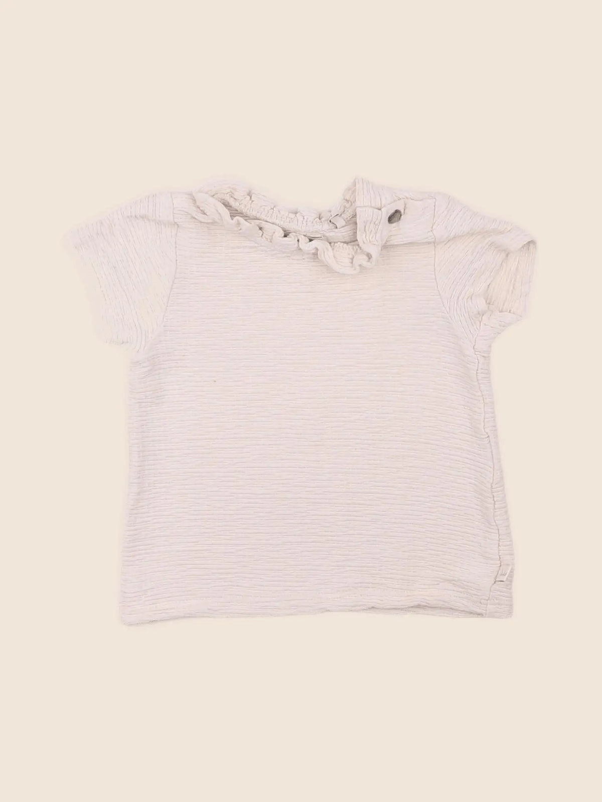 IKKS - tee-shirt beige - 3 mois