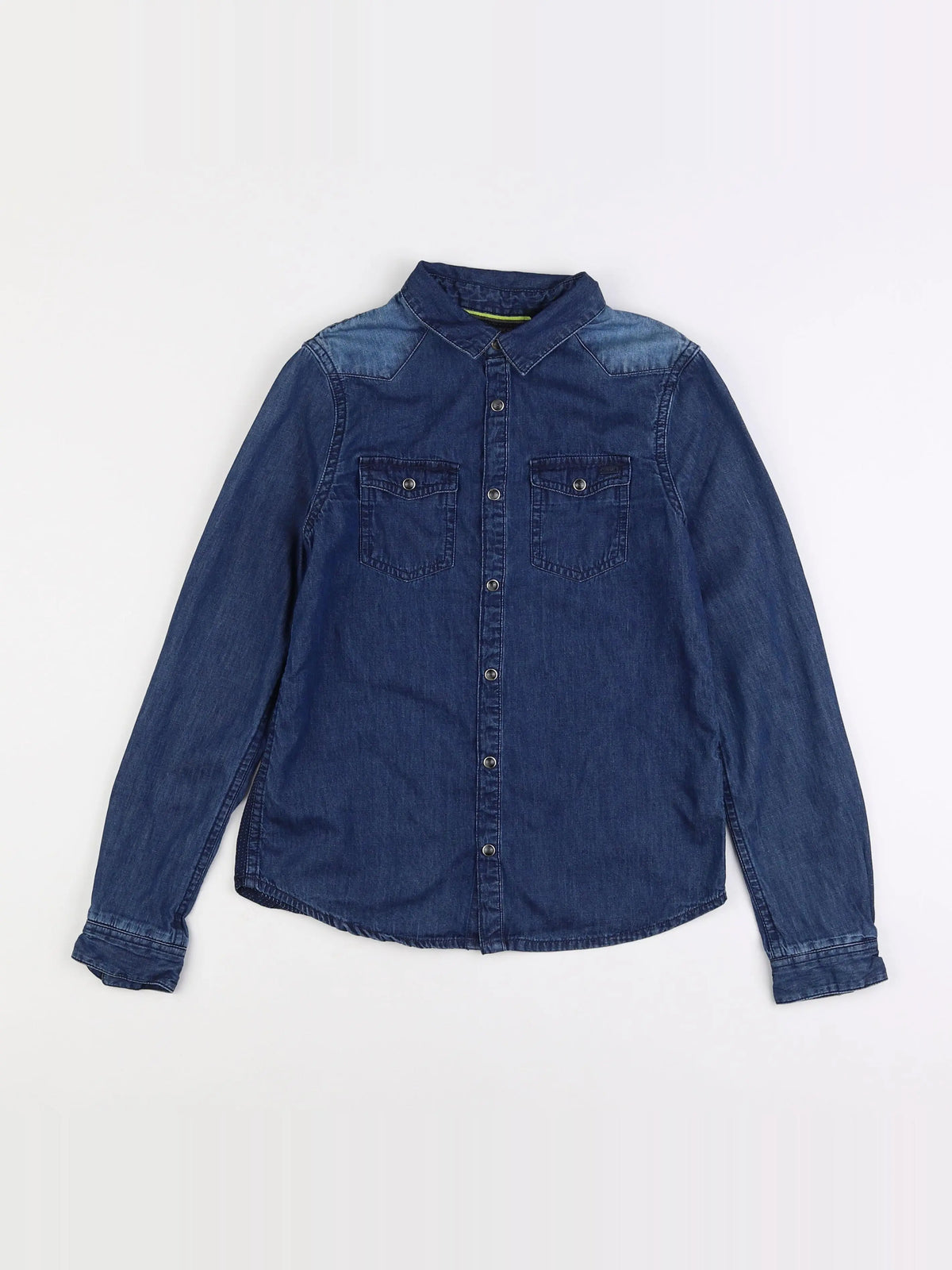 IKKS - chemise bleu - 10 ans