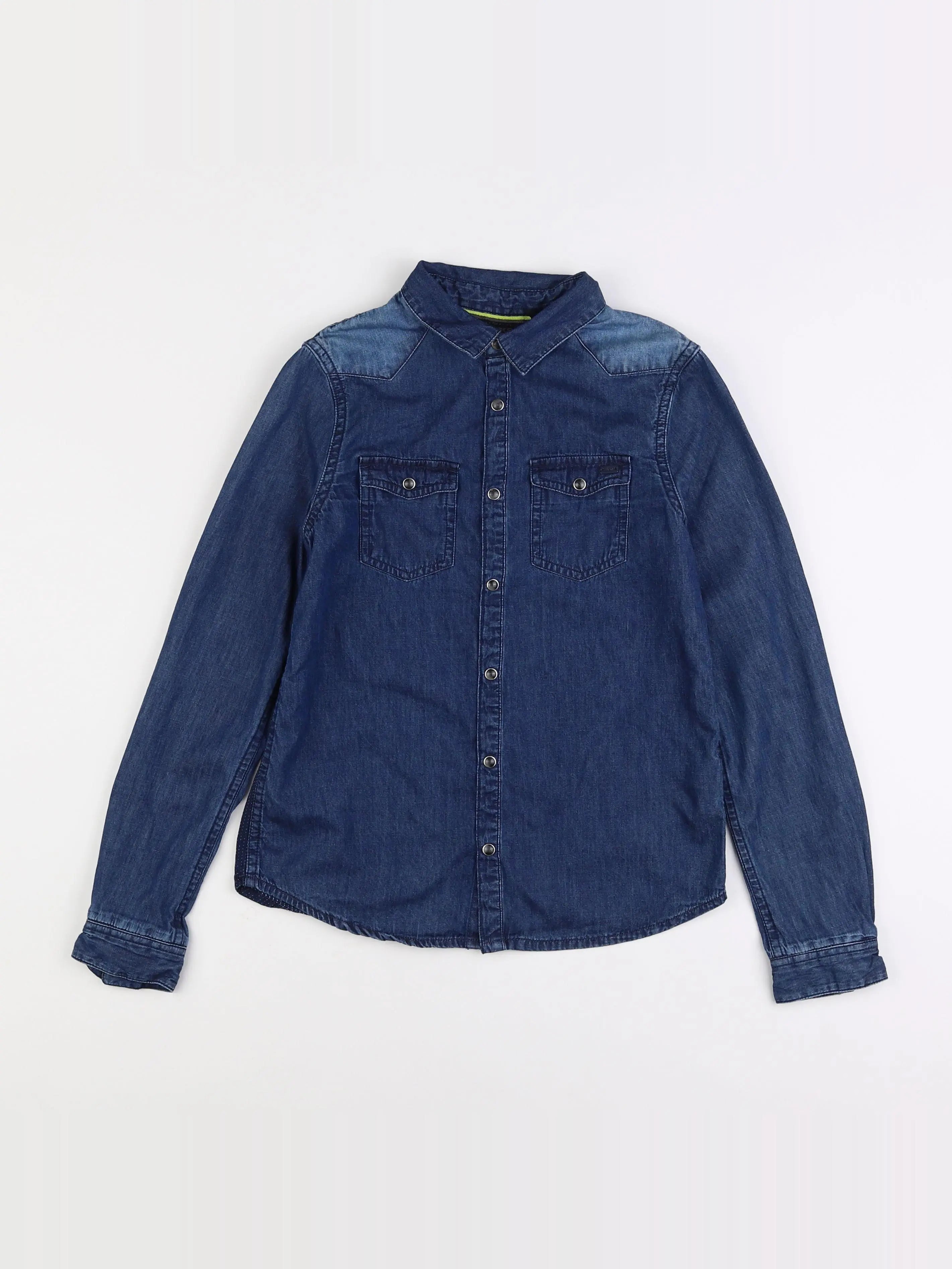 IKKS - chemise bleu - 10 ans