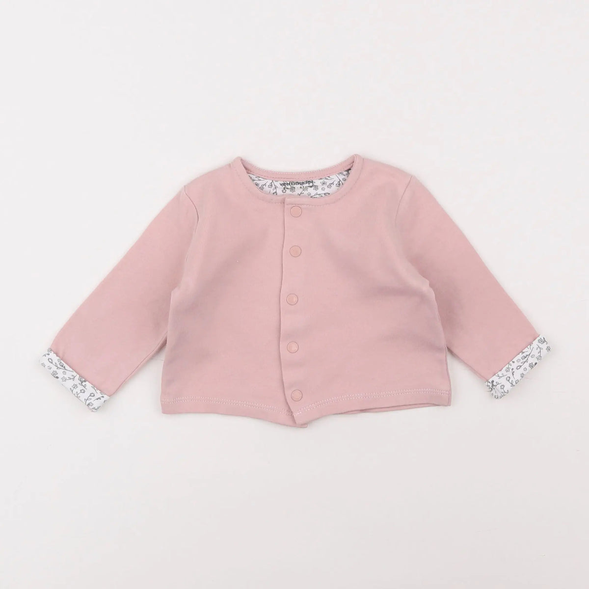 Vertbaudet - gilet rose - 6 mois