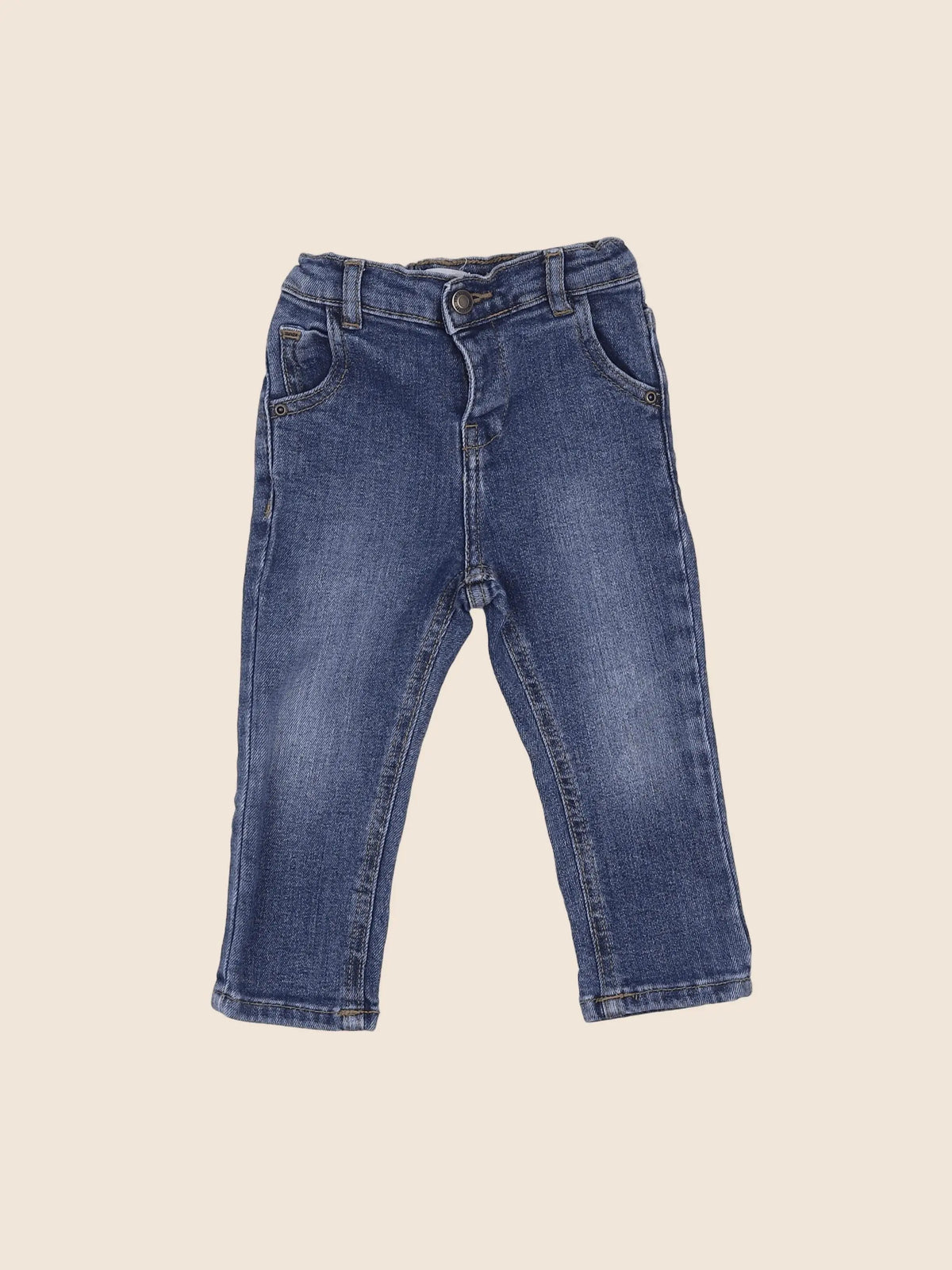 Vertbaudet - jean bleu - 12 mois
