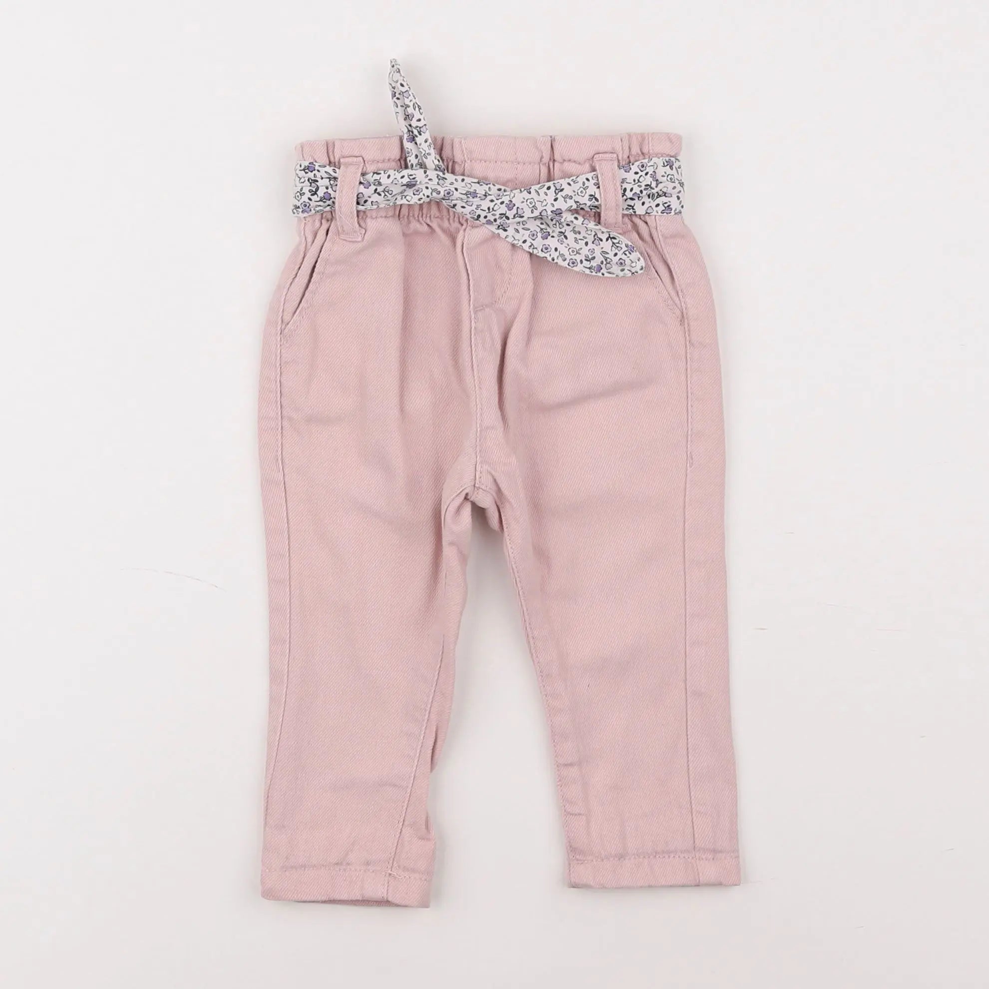 Vertbaudet - jean rose - 6 mois