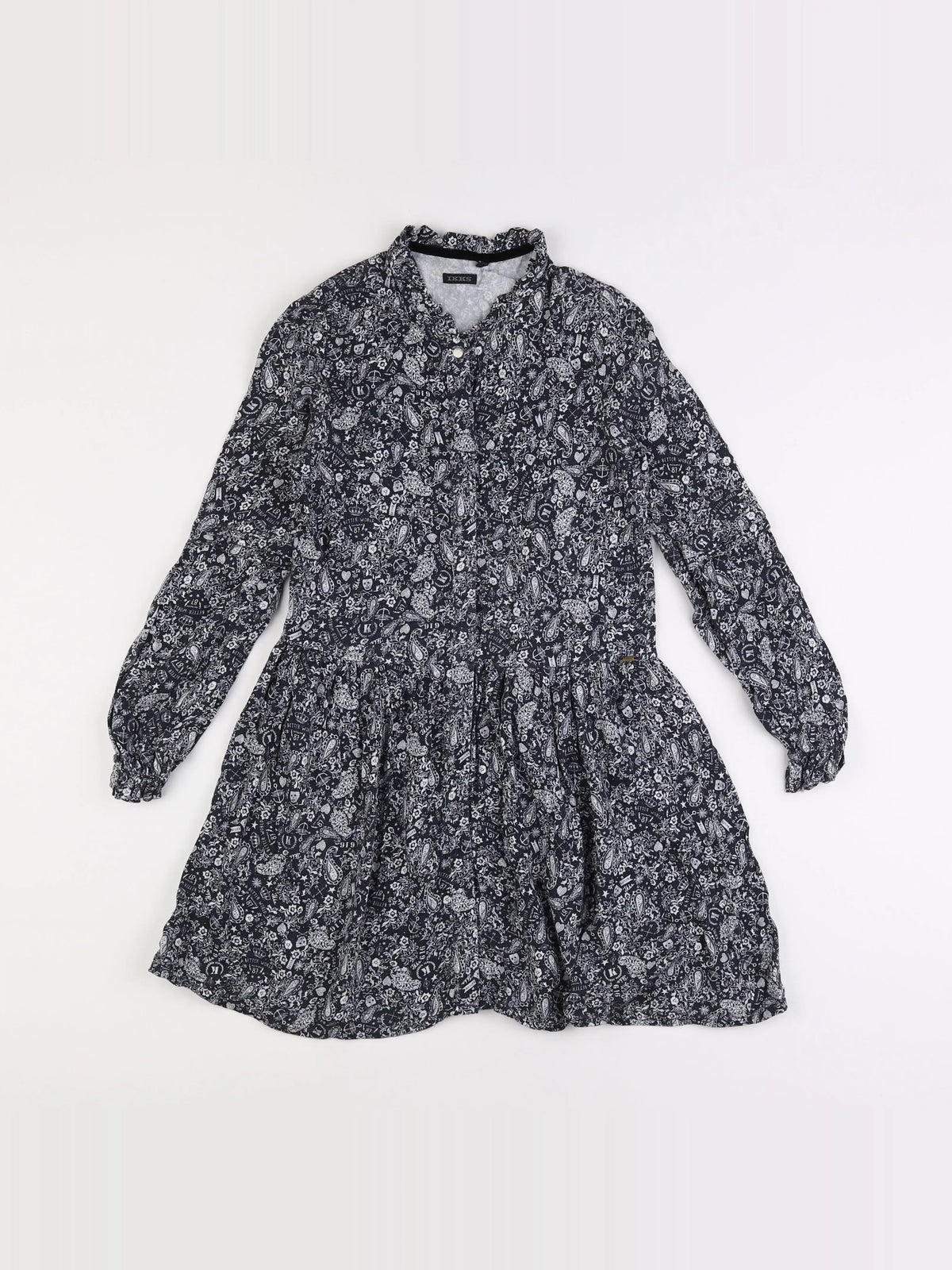 IKKS - robe noir - 10 ans