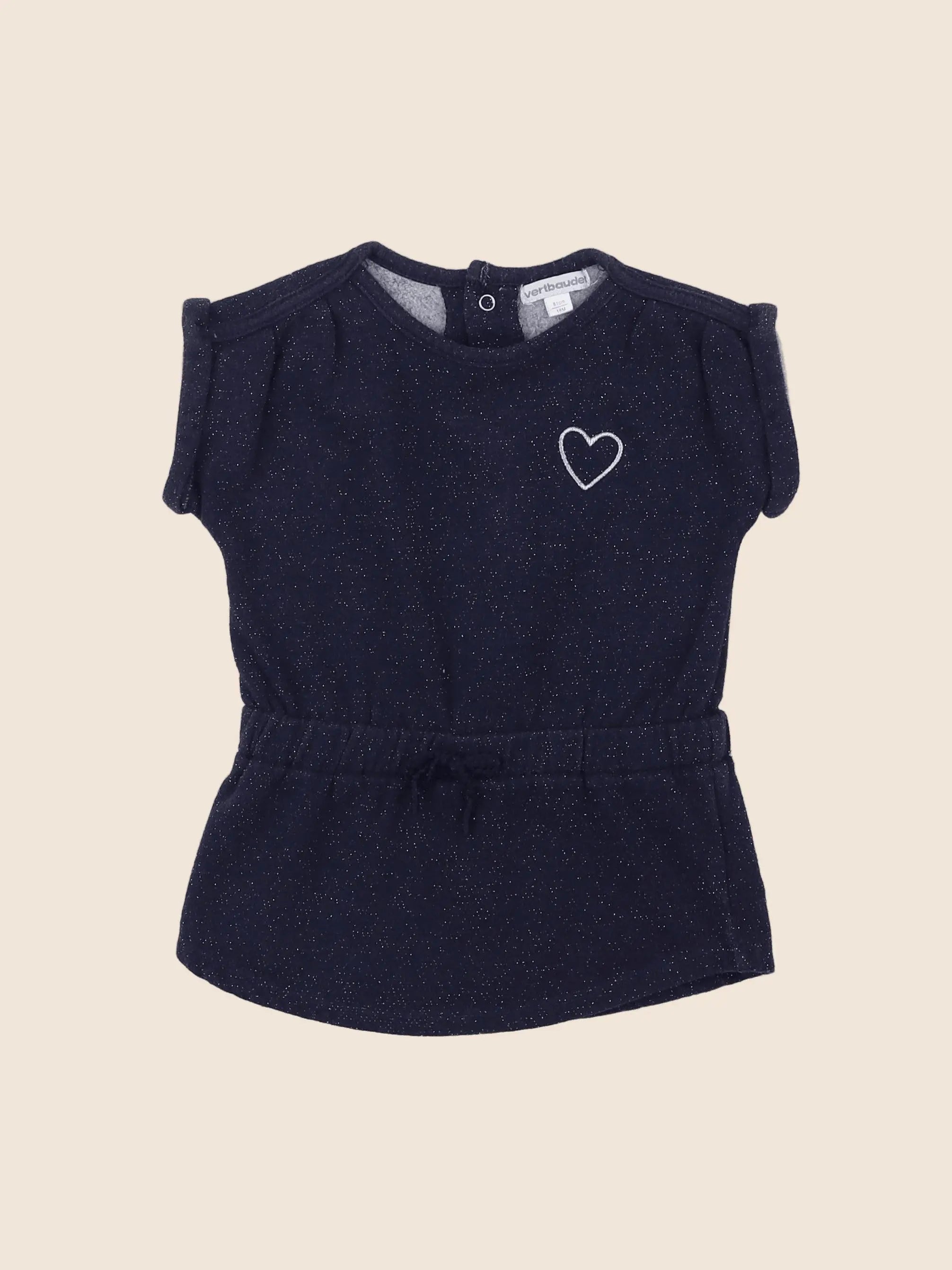Vertbaudet - robe bleu - 18 mois