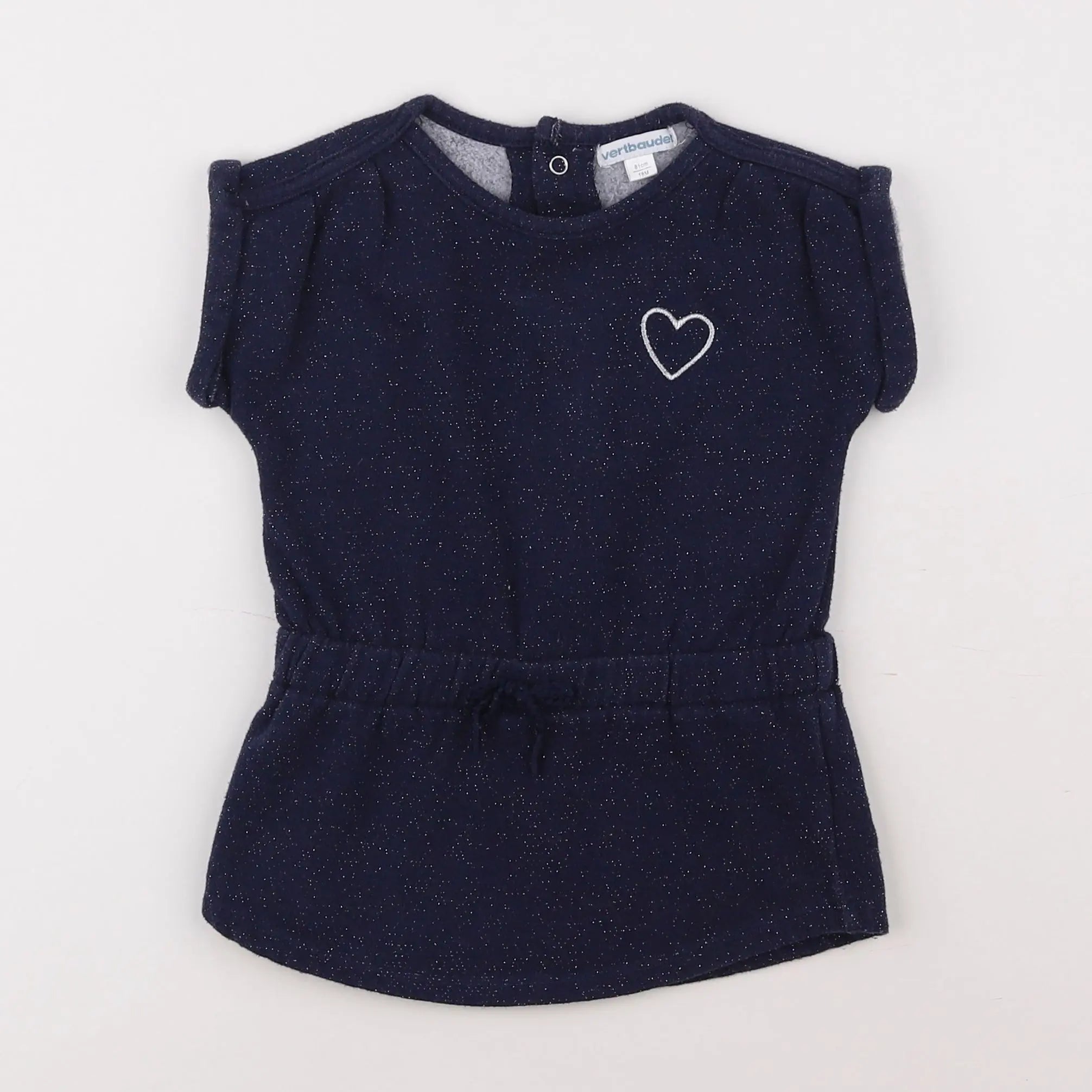 Vertbaudet - robe bleu - 18 mois