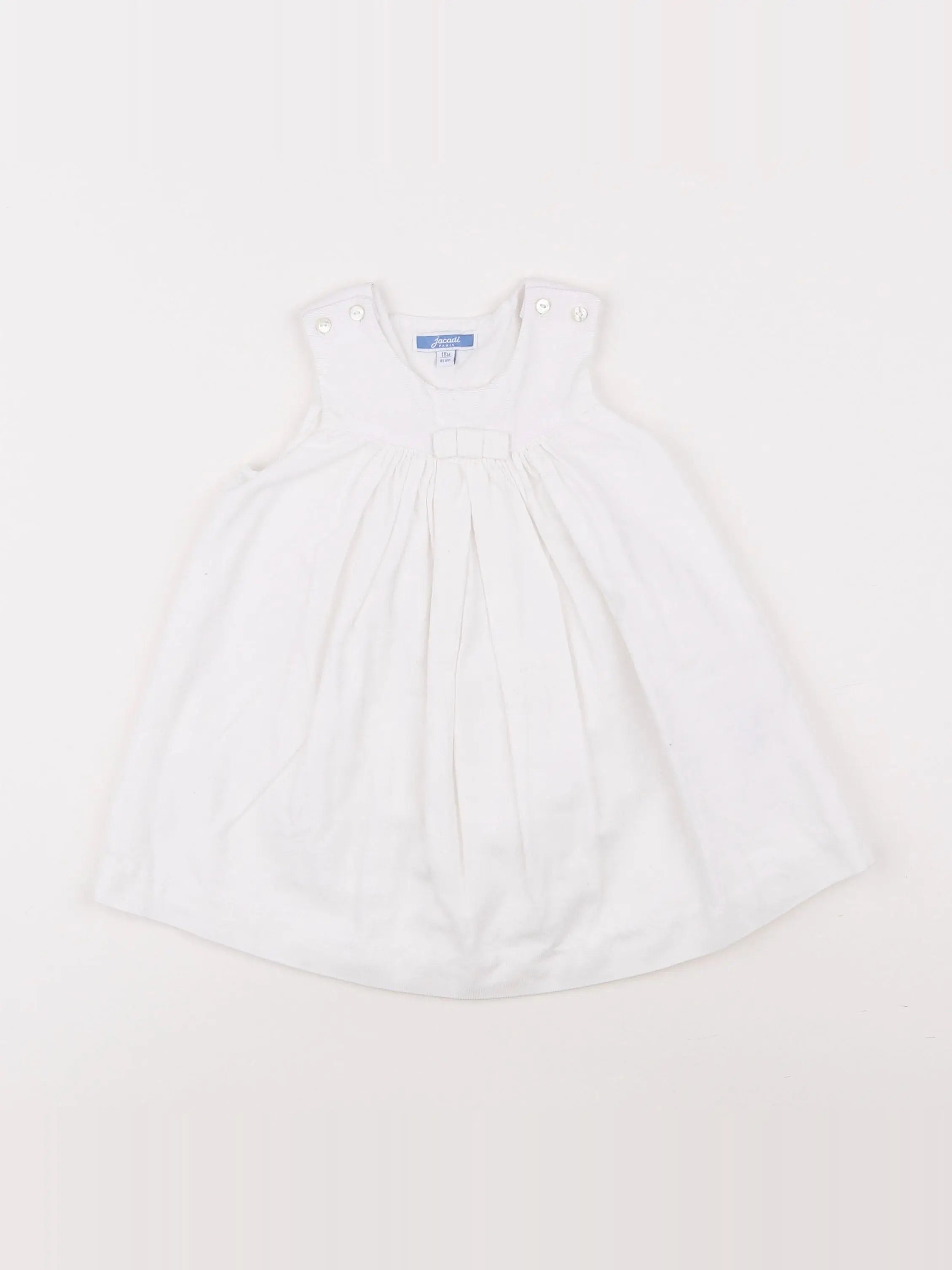 Jacadi - robe blanc - 18 mois