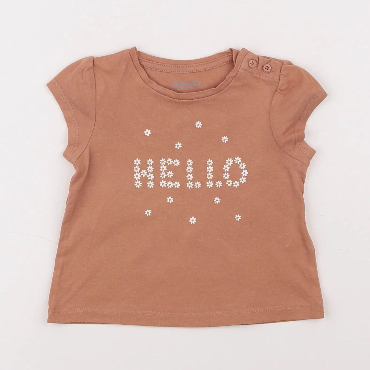 Vertbaudet - tee-shirt rose - 9 mois
