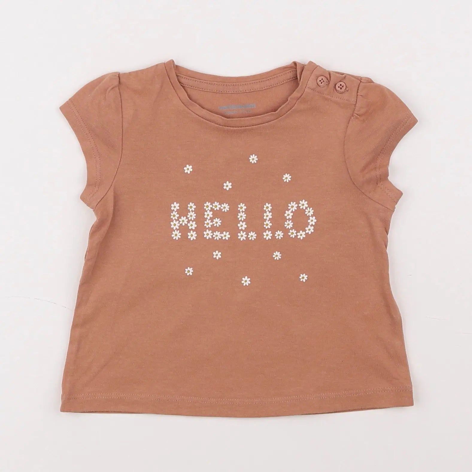 Vertbaudet - tee-shirt rose - 9 mois