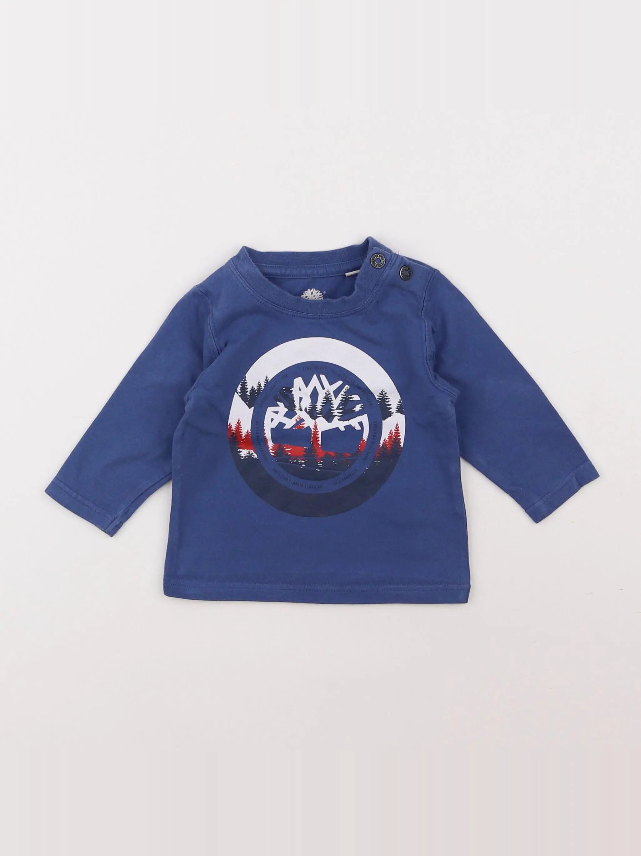 Timberland - tee-shirt bleu - 6 mois