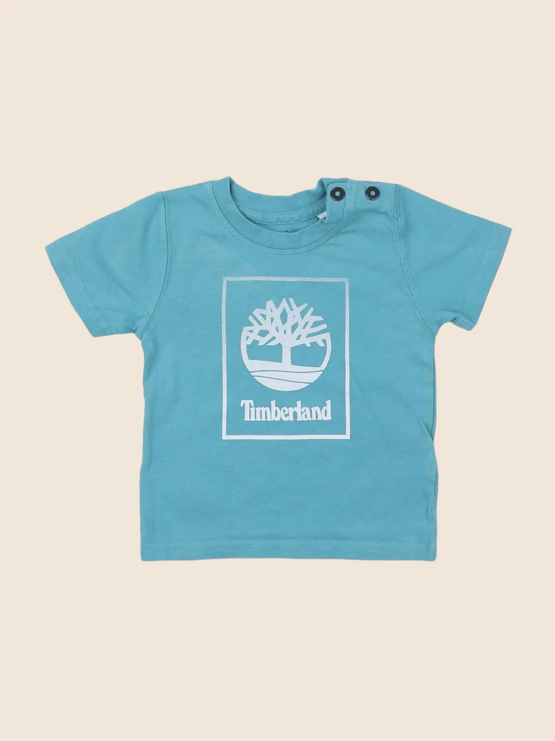 Timberland - tee-shirt bleu - 9 mois