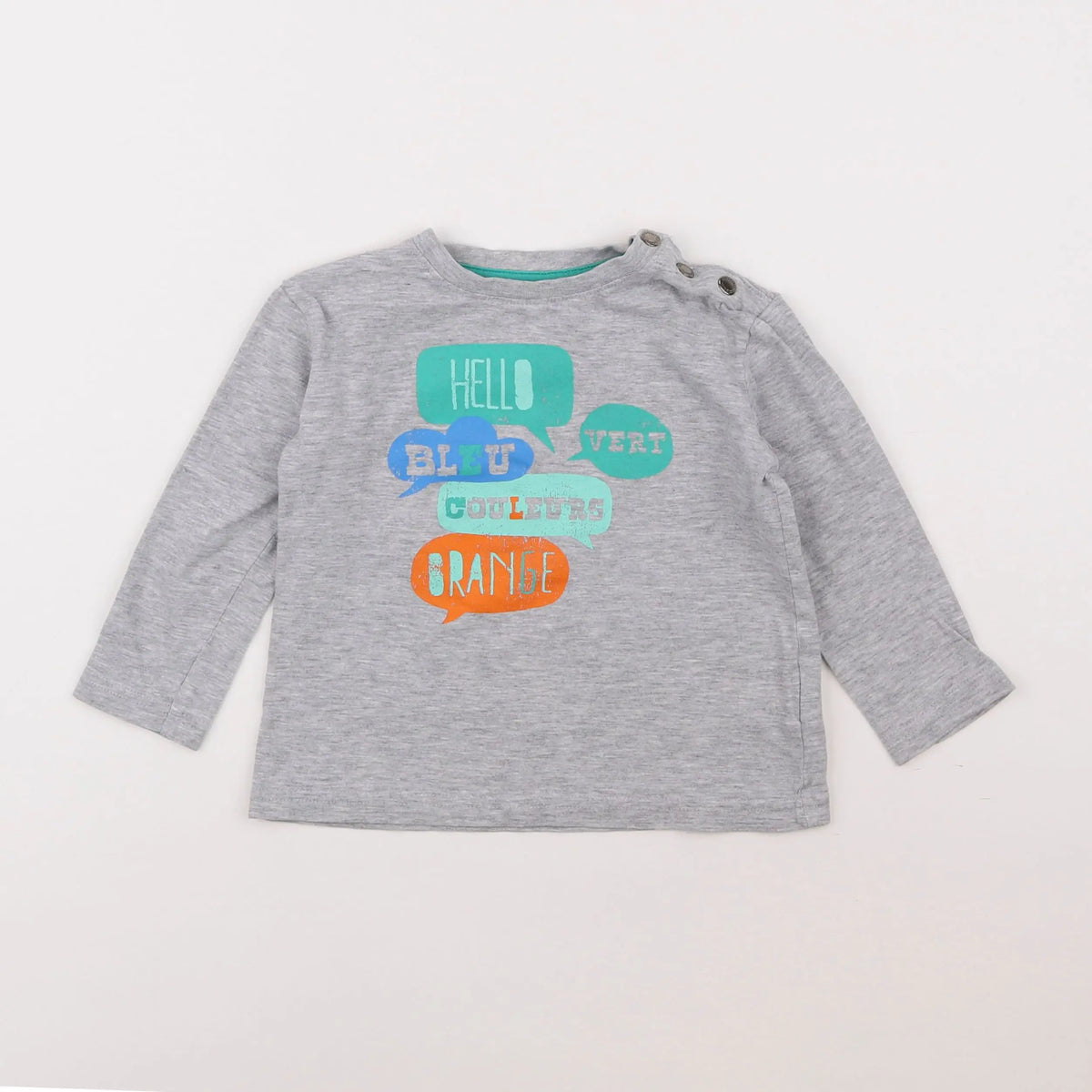 Vertbaudet - tee-shirt gris - 3 ans
