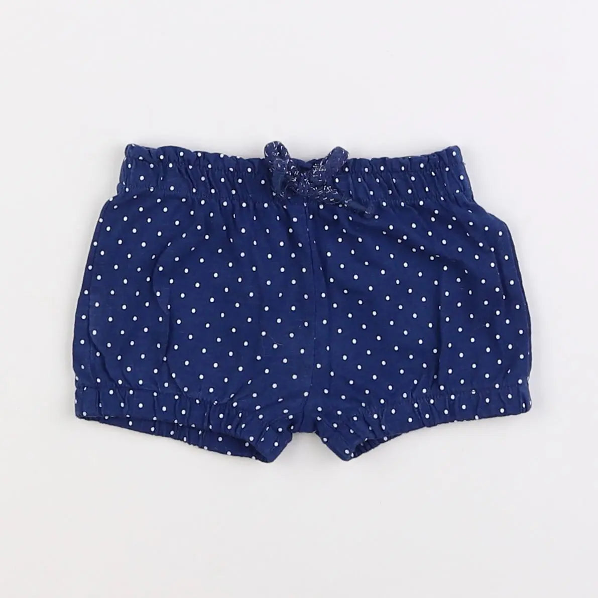 Vertbaudet - short bleu, blanc - 3 mois
