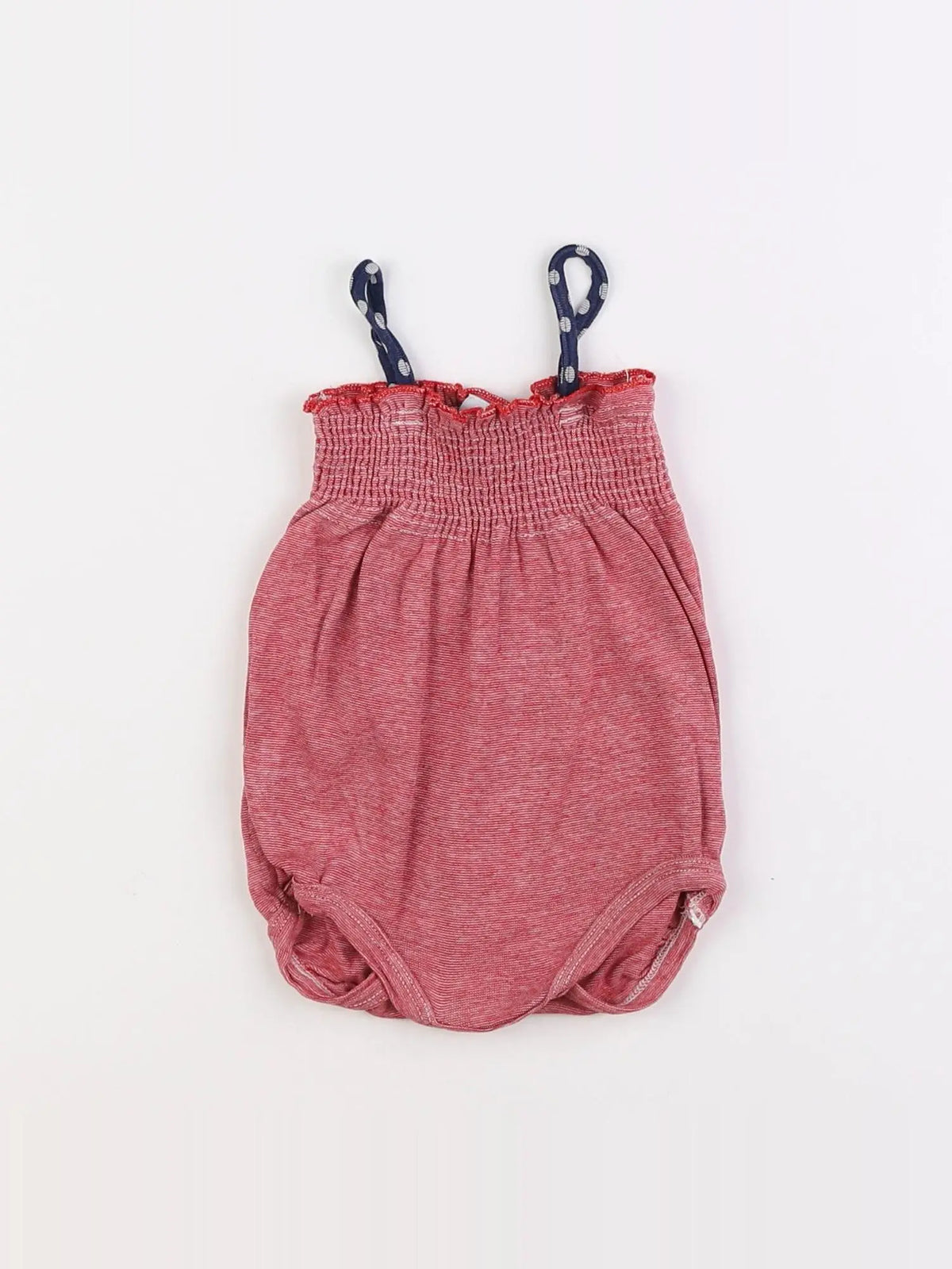 Petit Bateau - combinaison rouge - 6 mois