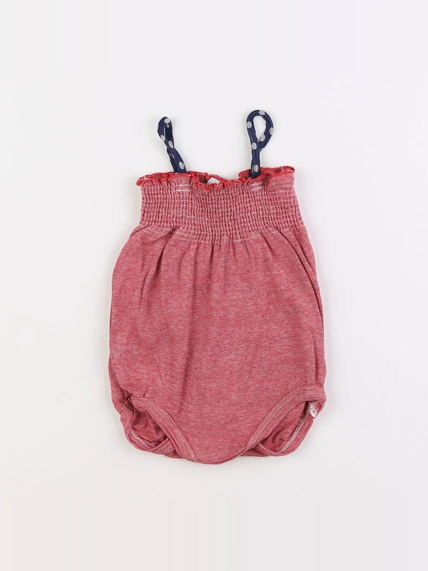 Petit Bateau - combinaison rouge - 6 mois