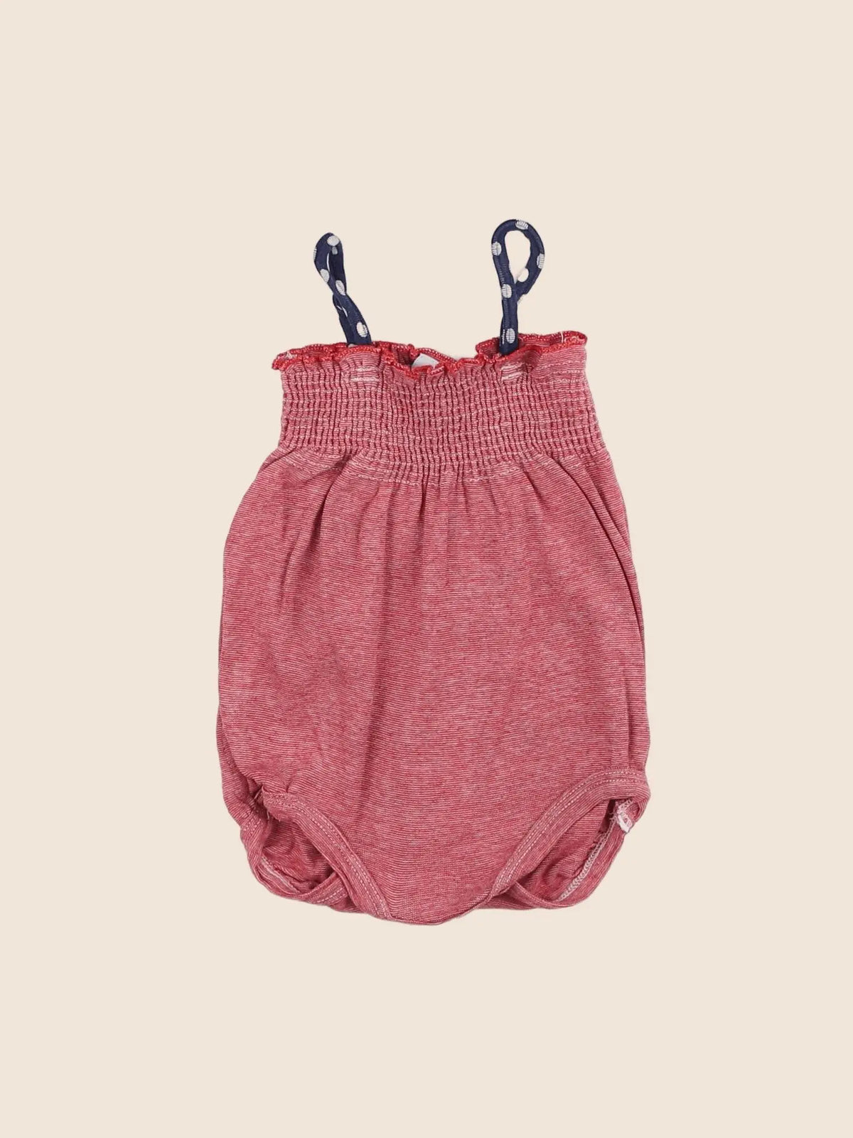 Petit Bateau - combinaison rouge - 6 mois