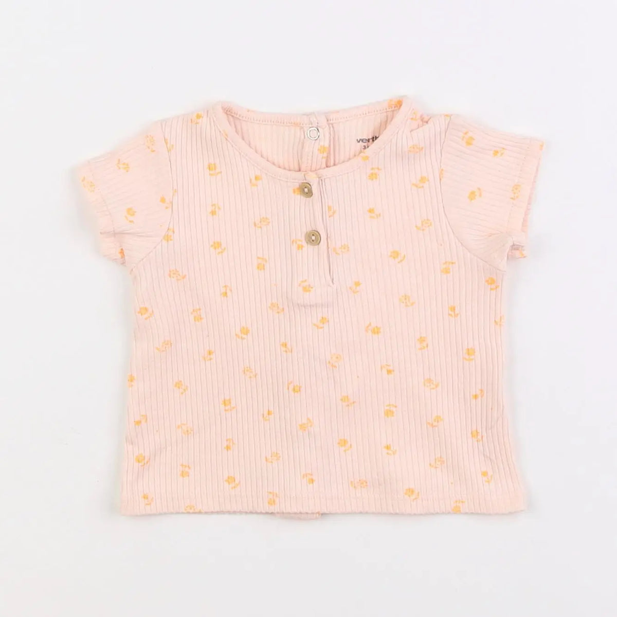 Vertbaudet - tee-shirt rose - 3 mois