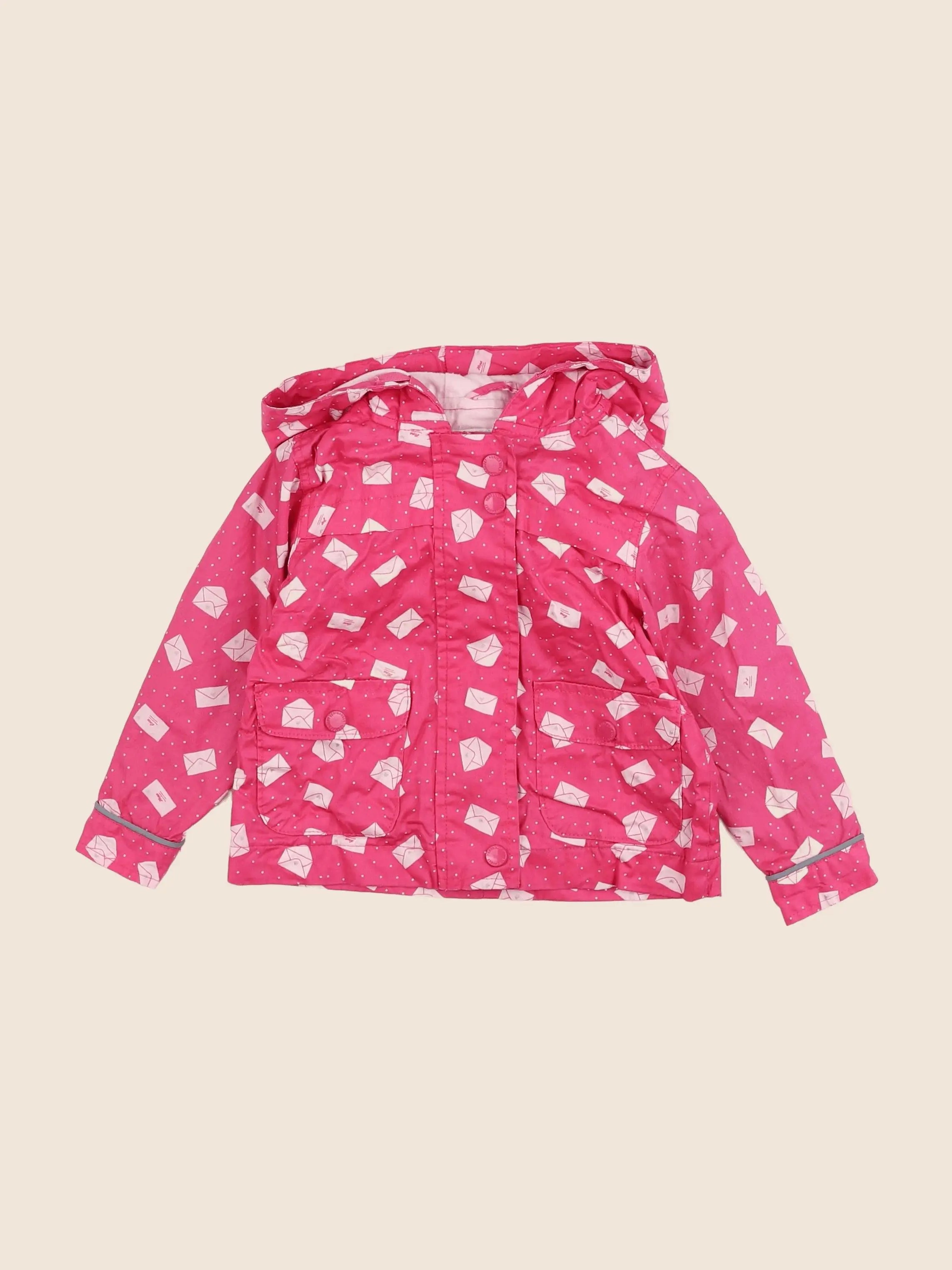 Vertbaudet - imperméable rose - 2 ans