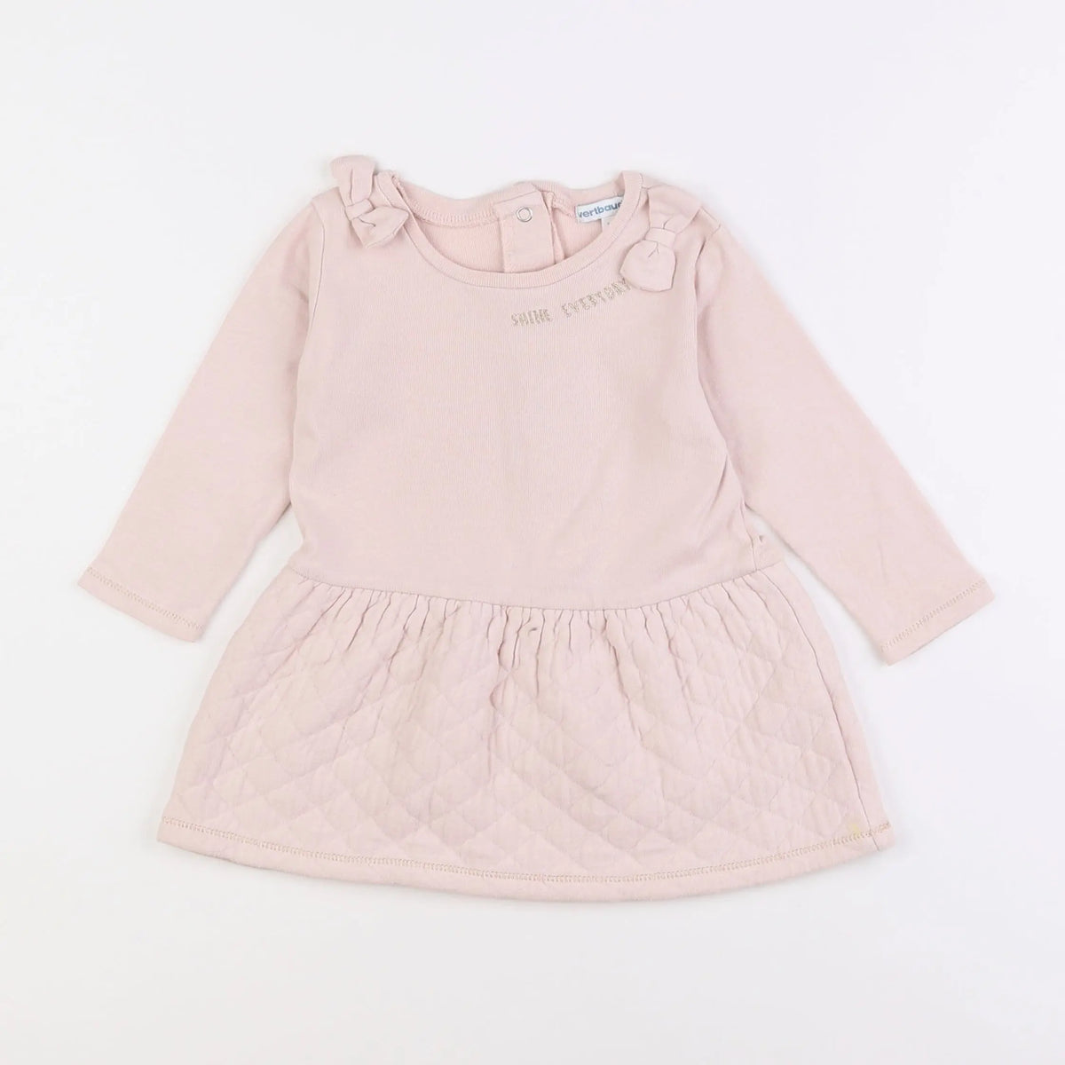 Vertbaudet - robe rose - 18 mois