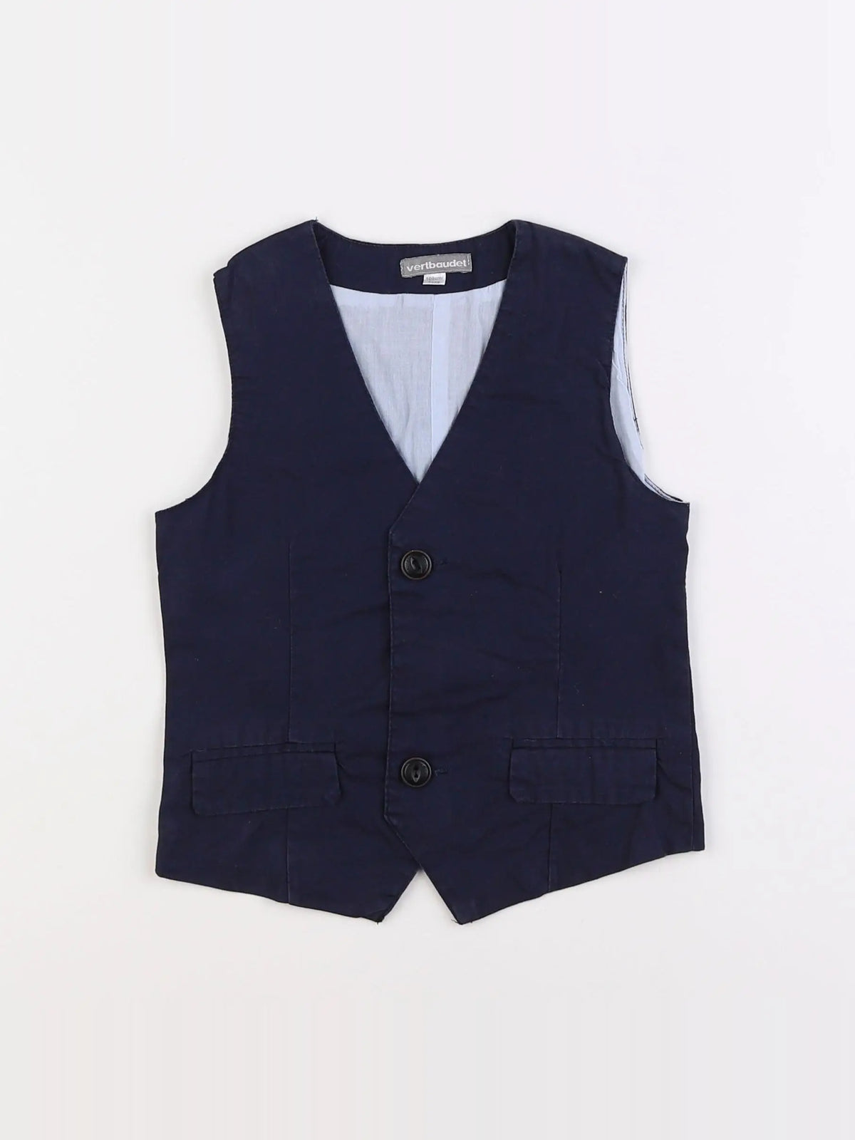 Vertbaudet - gilet bleu - 5 ans