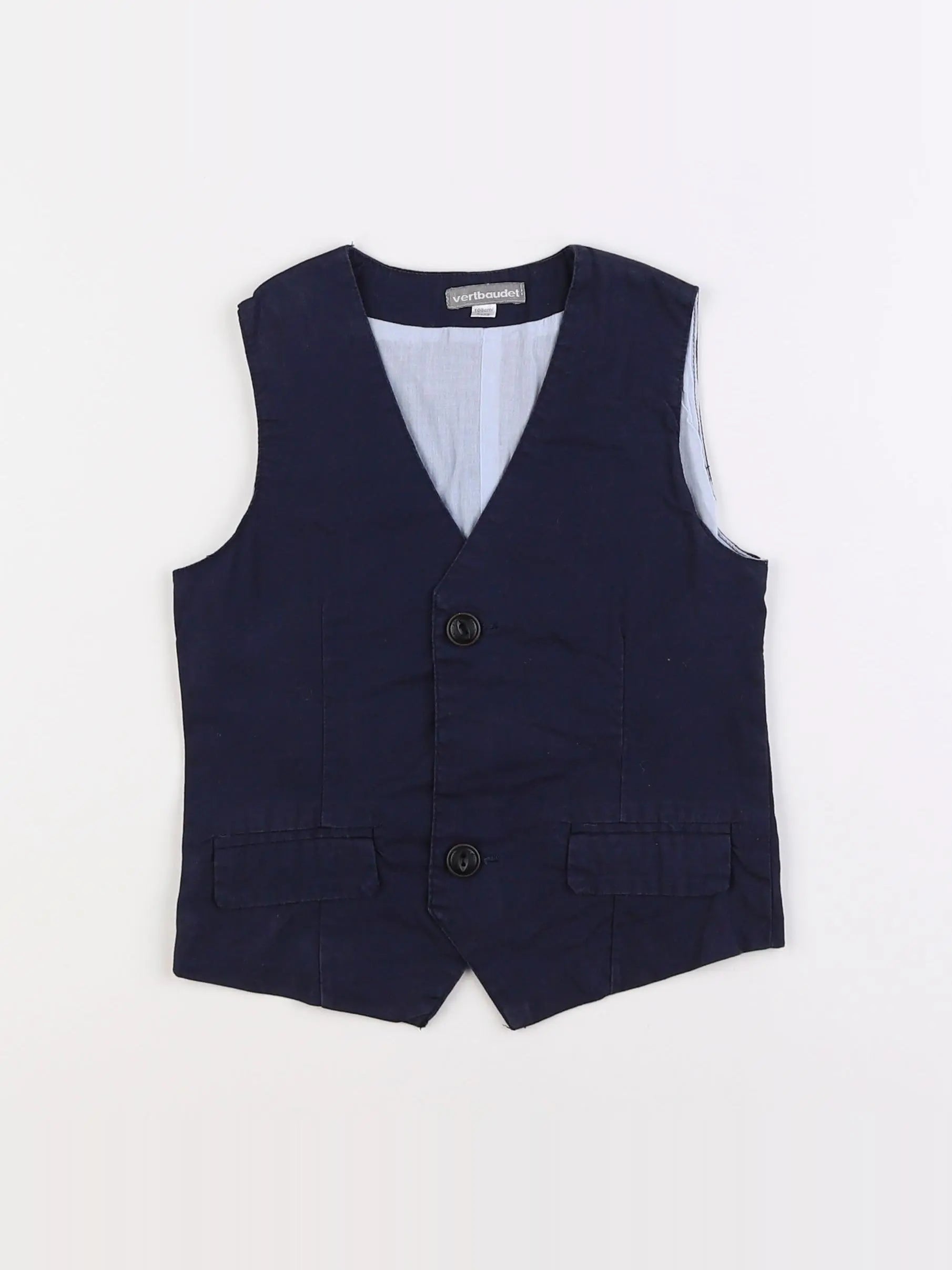 Vertbaudet - gilet bleu - 5 ans