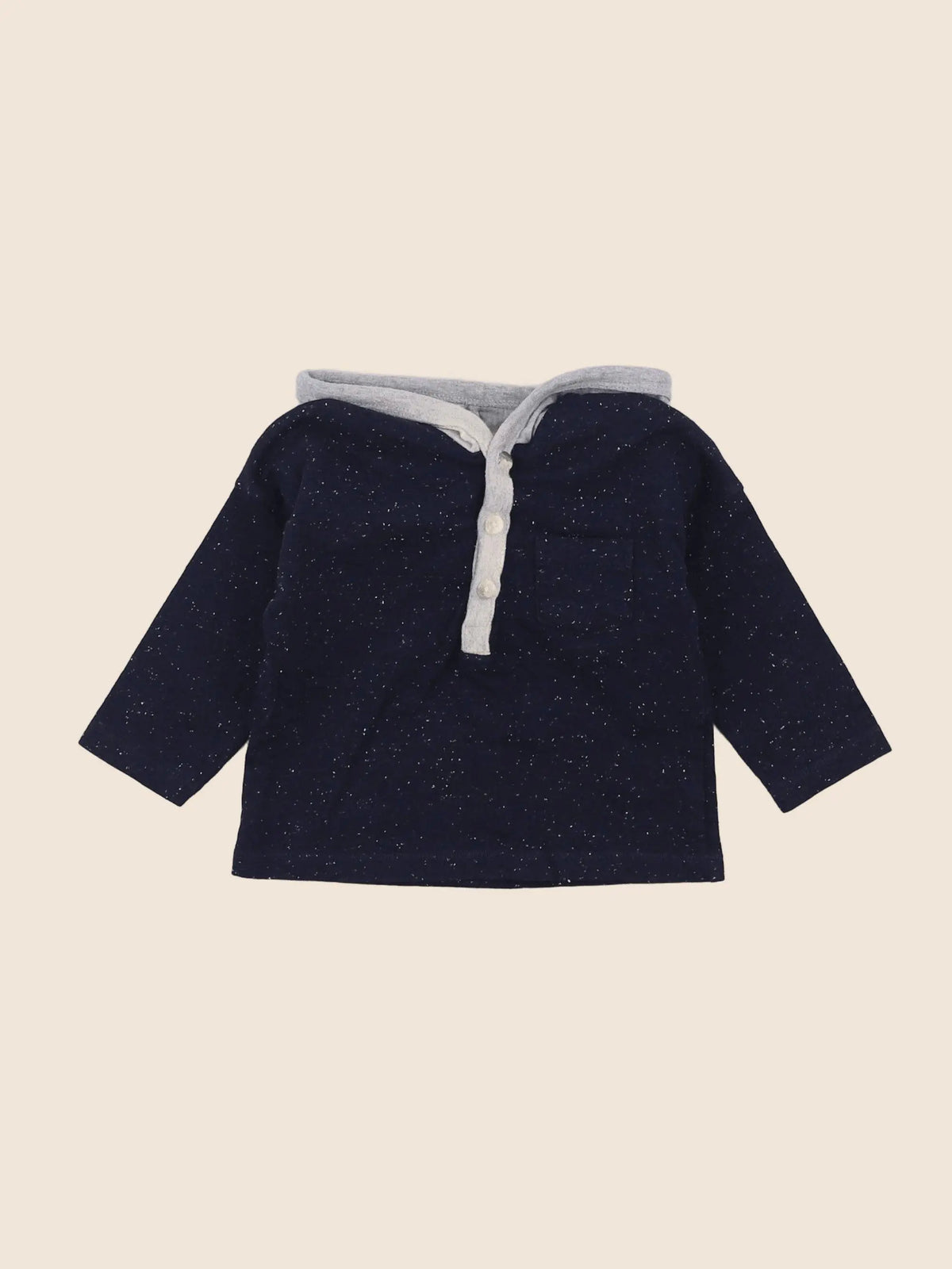 Vertbaudet - tee-shirt bleu - 6 mois