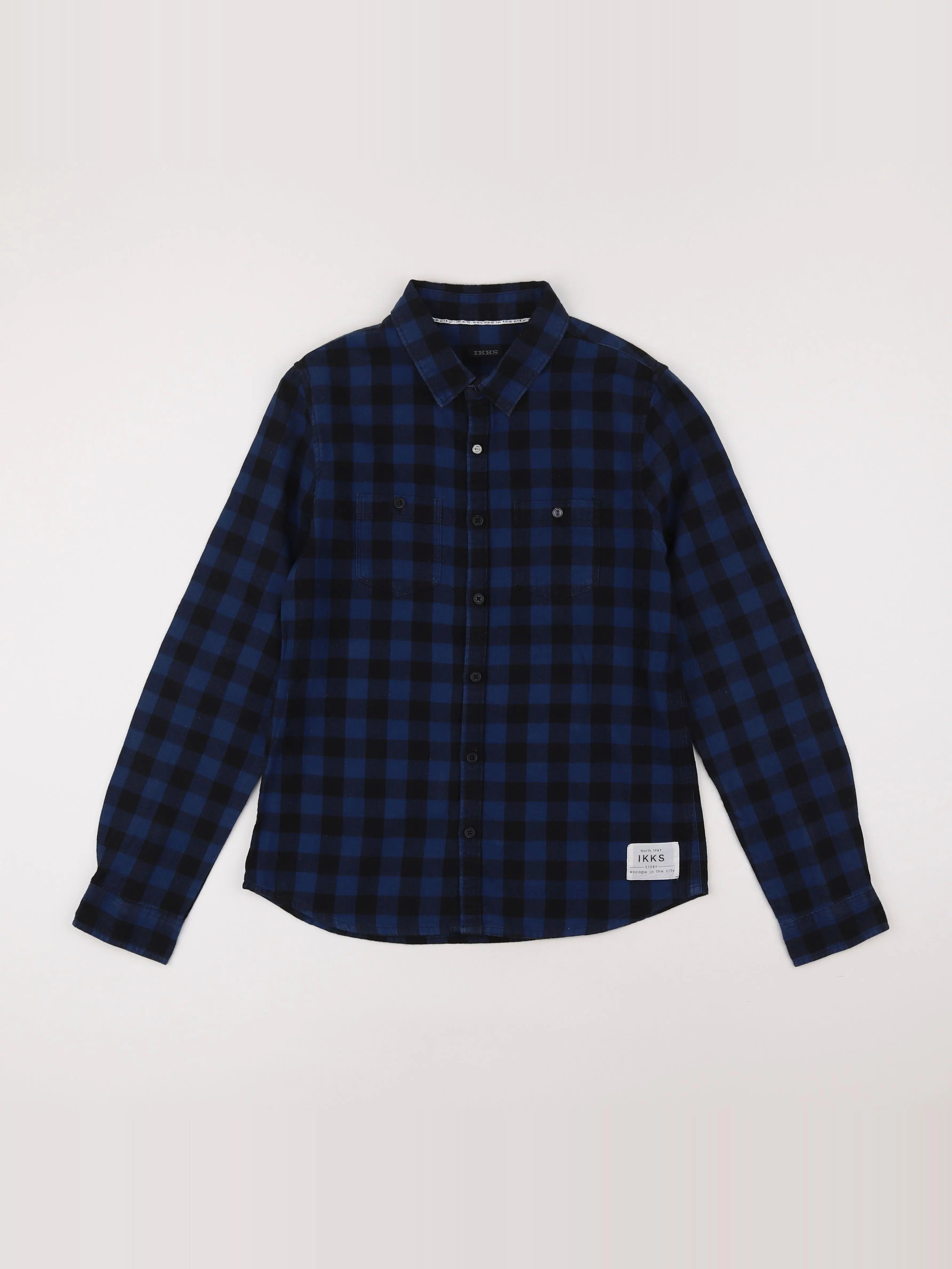 IKKS - chemise bleu - 12 ans
