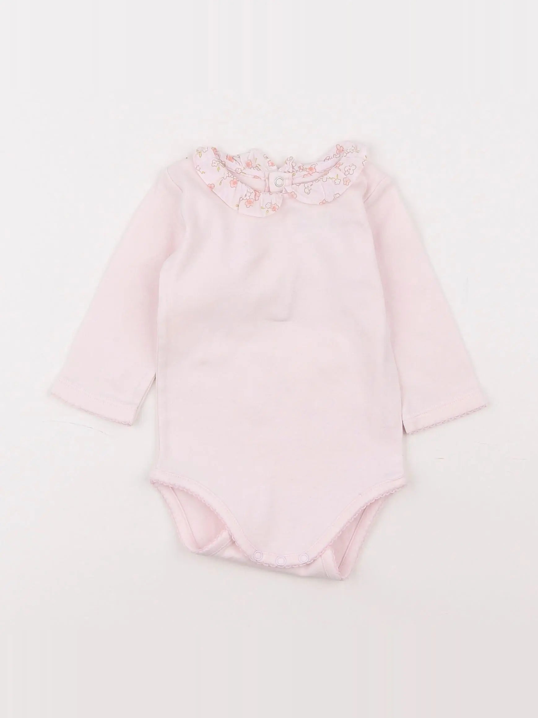 Jacadi - body à col rose - 6 mois