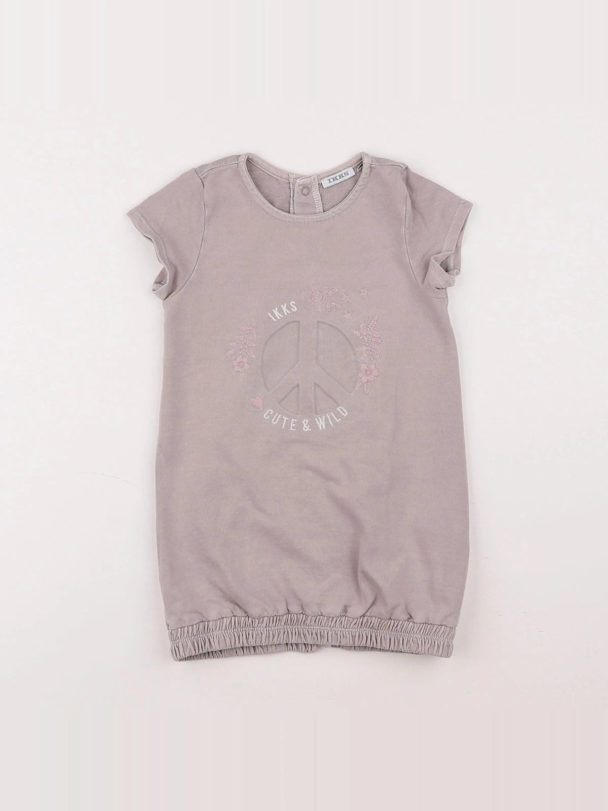 IKKS - robe violet - 2 ans