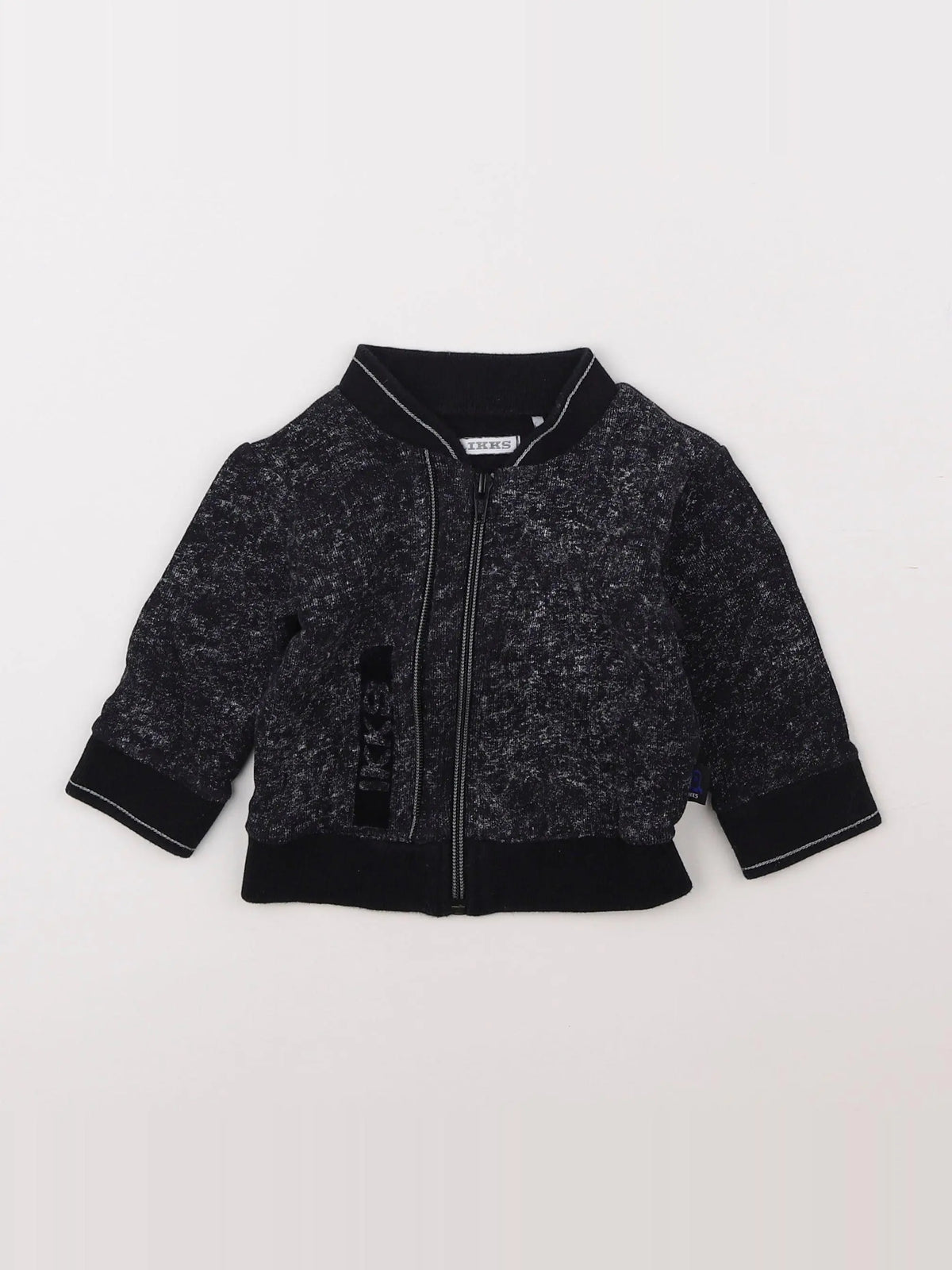 IKKS - sweat gris - 6 mois