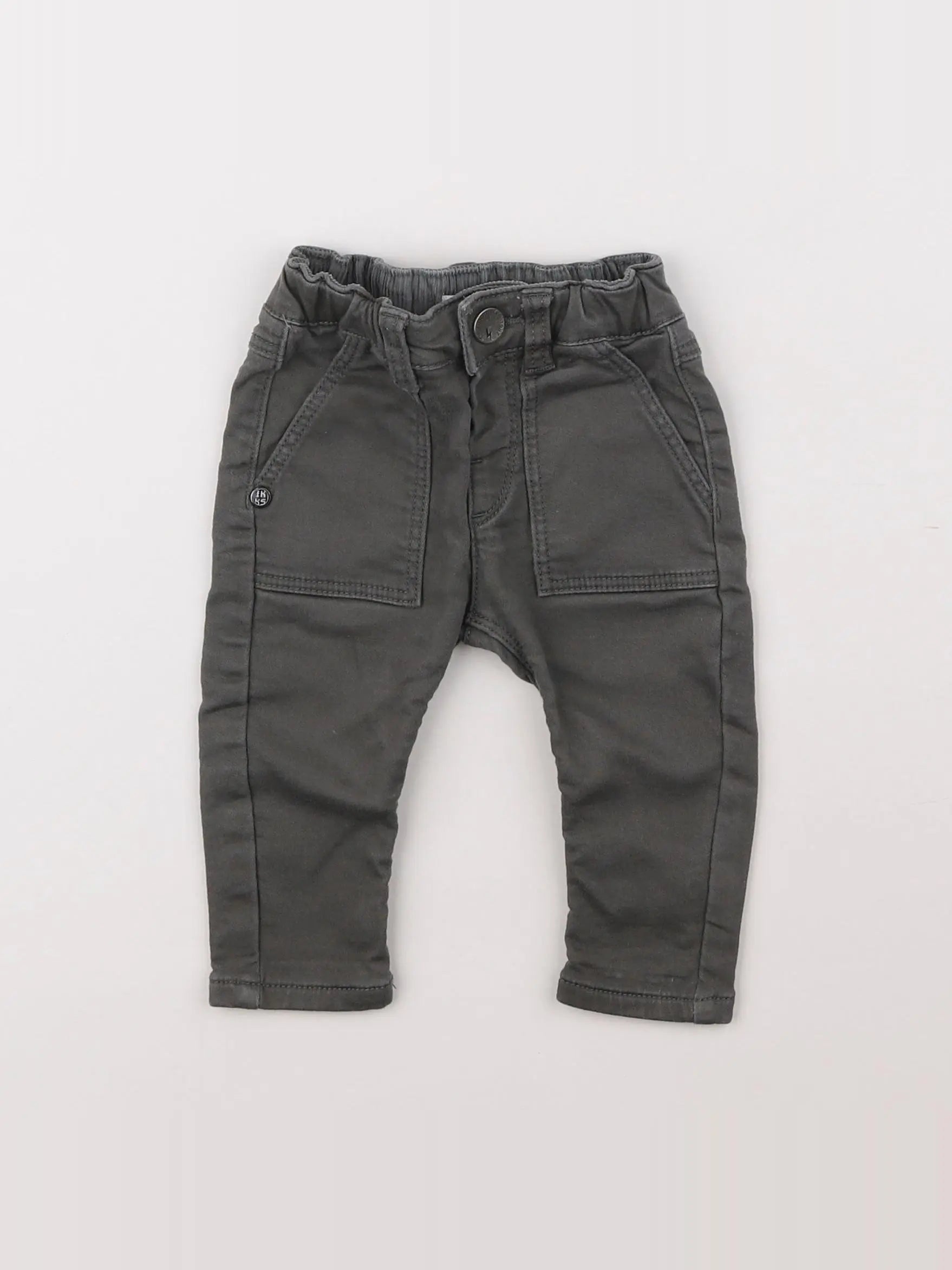 IKKS - pantalon gris - 6 mois
