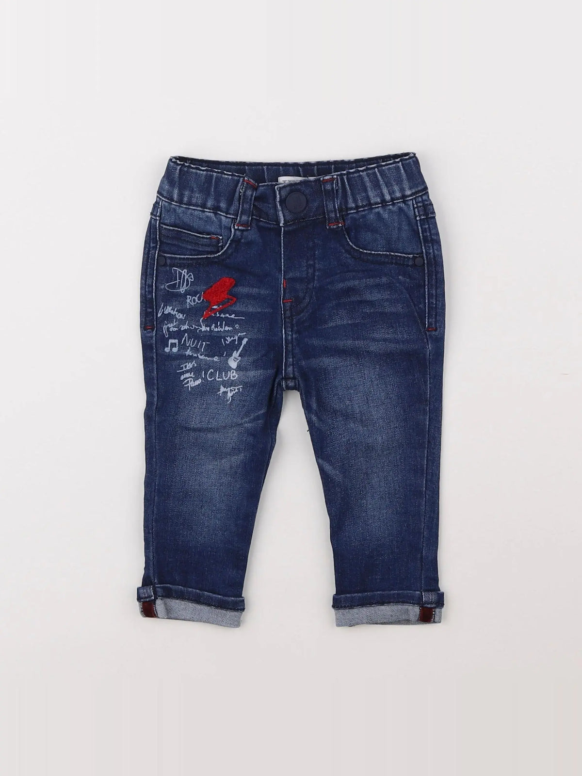 IKKS - jean bleu - 6 mois