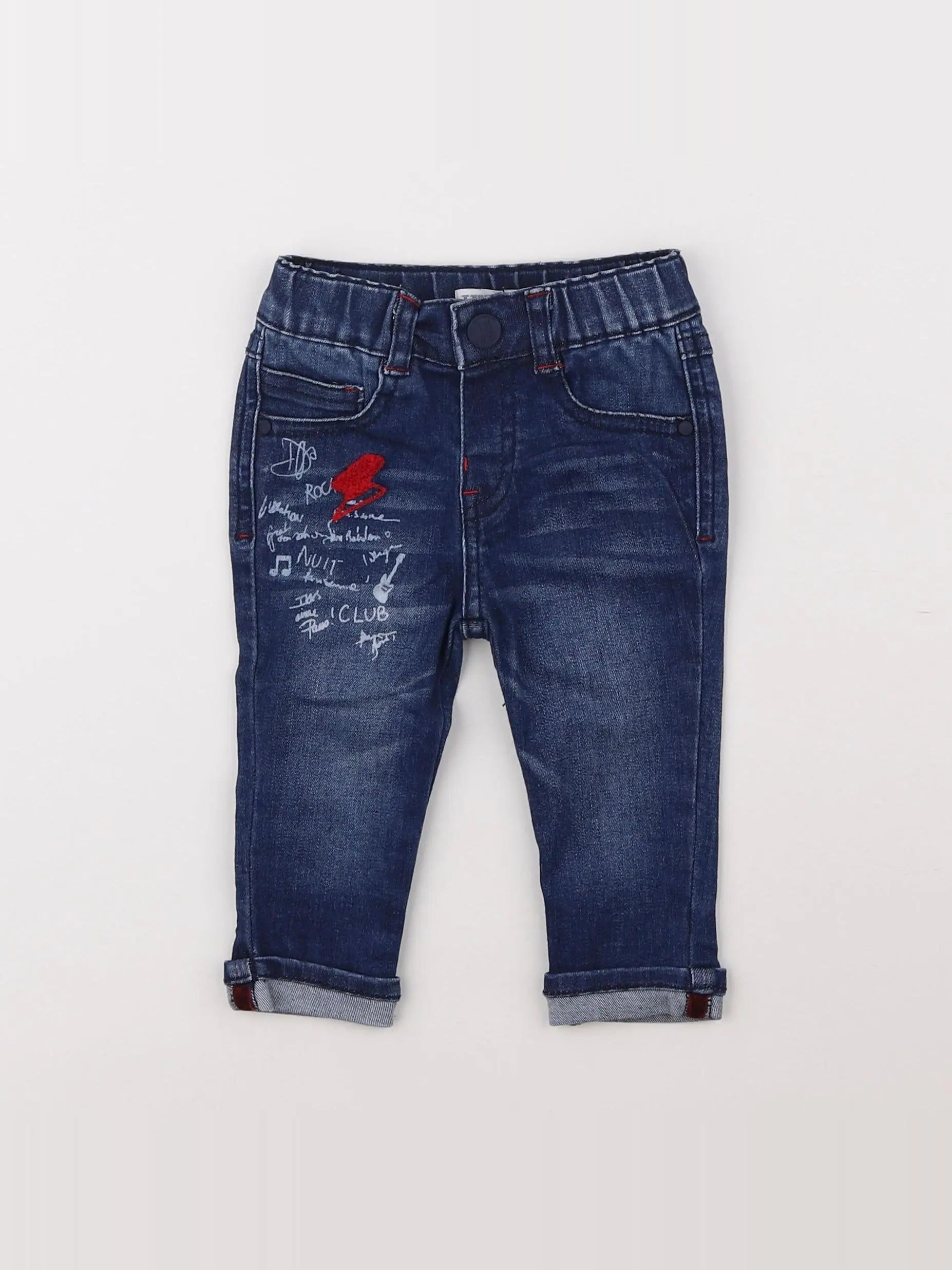 IKKS - jean bleu - 6 mois