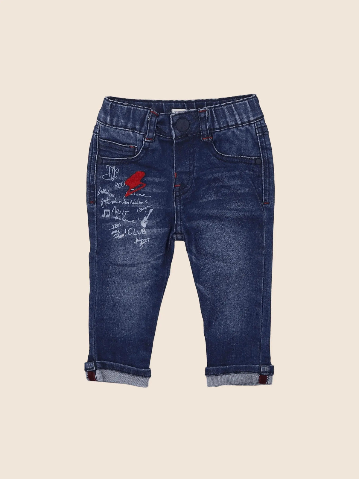 IKKS - jean bleu - 6 mois