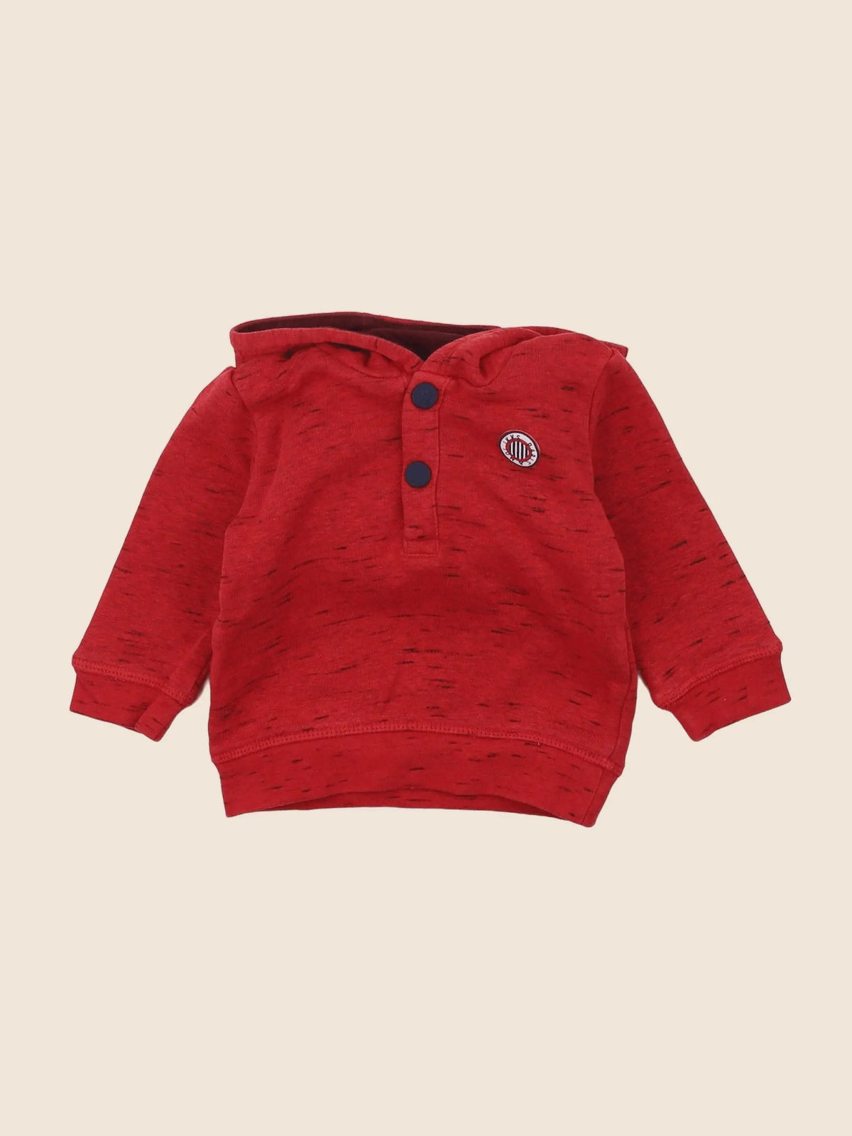 IKKS - sweat rouge - 6 mois