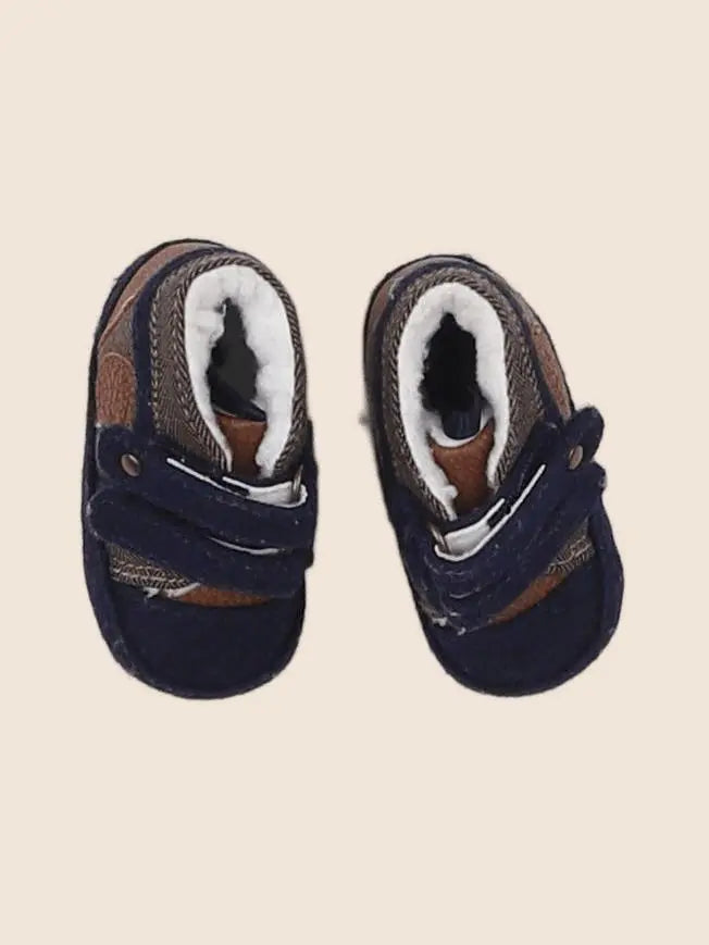 Tape à l'oeil - chaussons bleu, marron - pointure 16