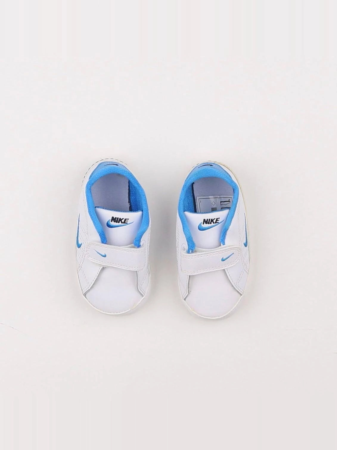 Nike - chaussons blanc, bleu - pointure 19