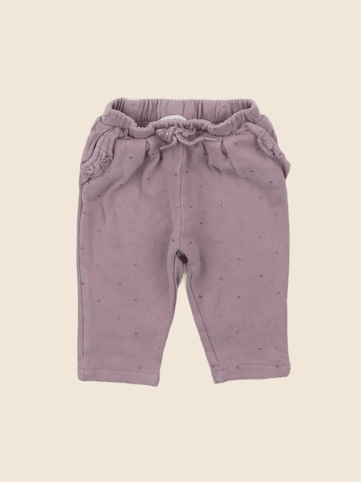 Vertbaudet - pantalon violet - 6 mois