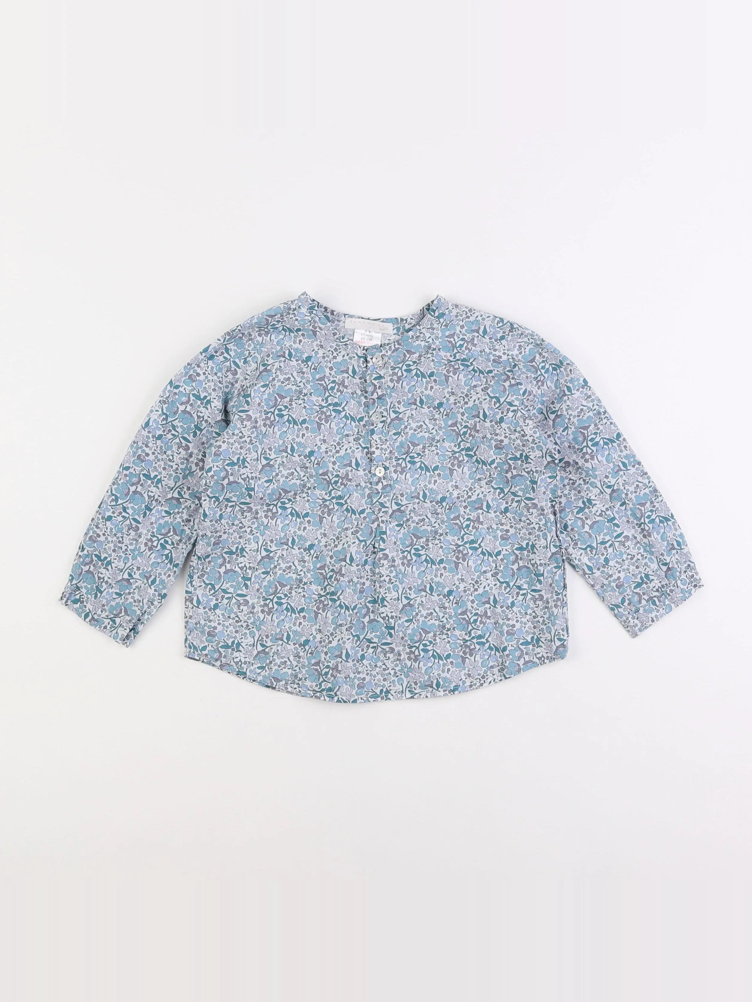 Zara - chemise bleu - 2/3 ans